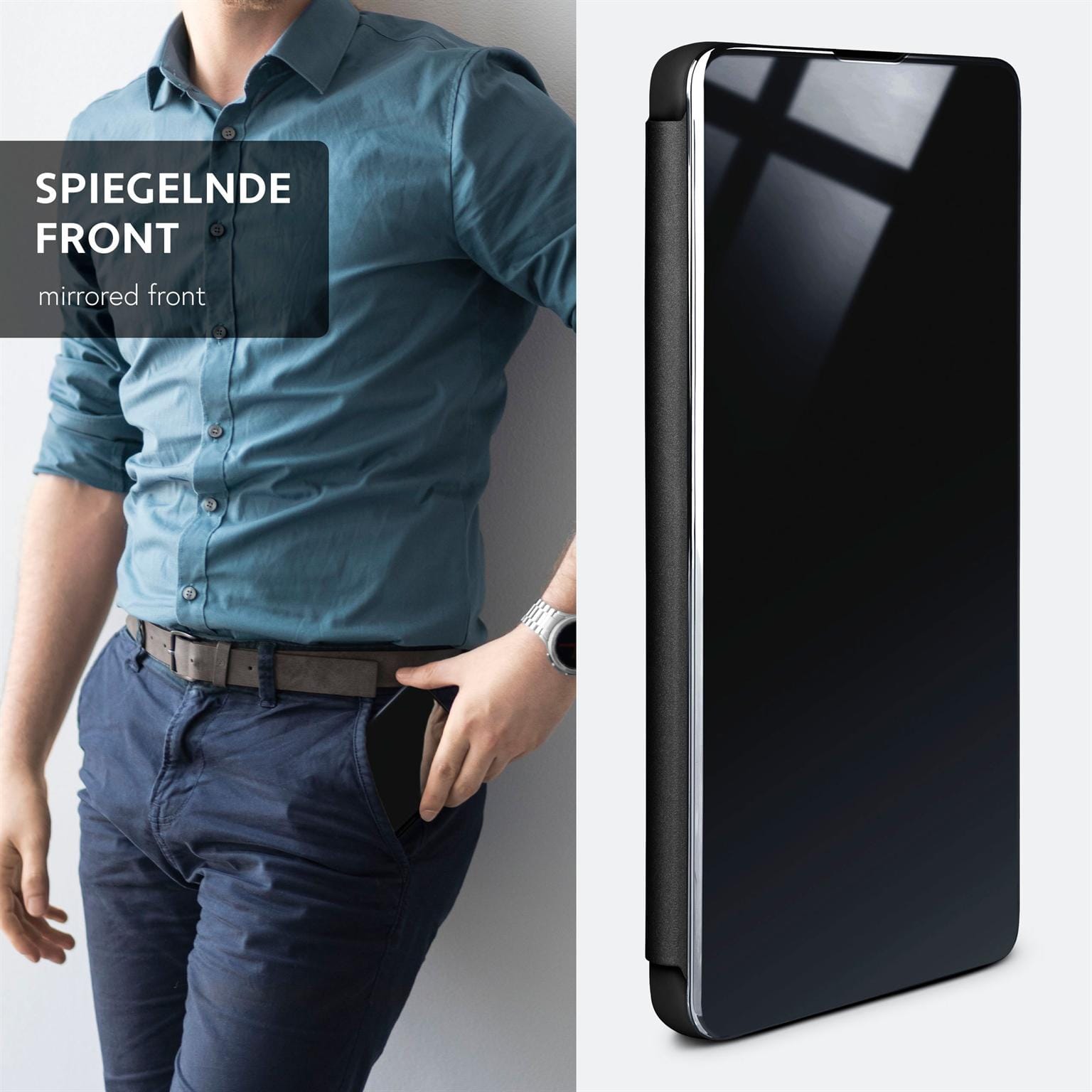 moex Void Case Samsung Galaxy A15 (4G) Klapphülle Hochglanz – Weiteres Produktbild 2