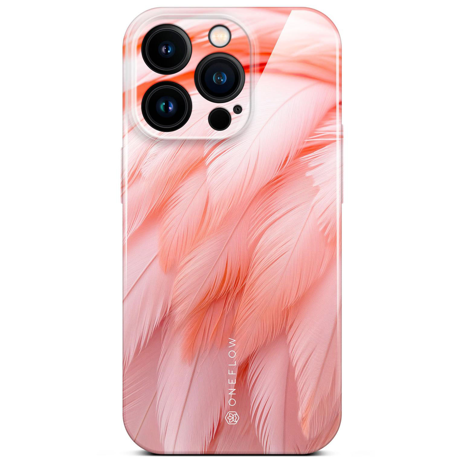 ONEFLOW Wild Cover iPhone 15 Pro Hülle mit Animal Print – Smooth Flamingo ONEFLOW Wild Cover iPhone 15 Pro Hülle mit Animal Print – Smooth Flamingo