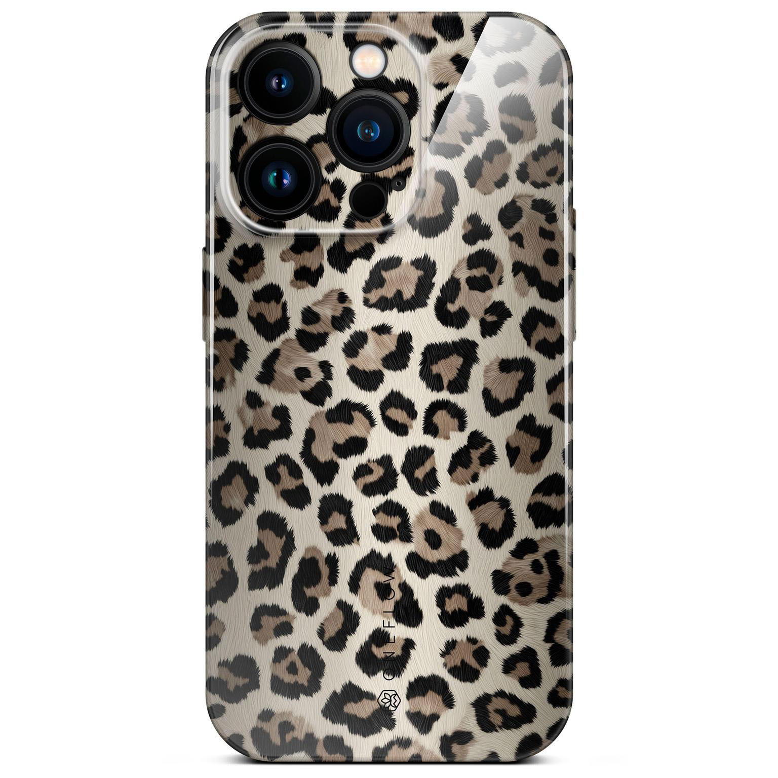ONEFLOW Wild Cover iPhone 15 Pro Hülle mit Animal Print – Golden Leopard ONEFLOW Wild Cover iPhone 15 Pro Hülle mit Animal Print – Golden Leopard