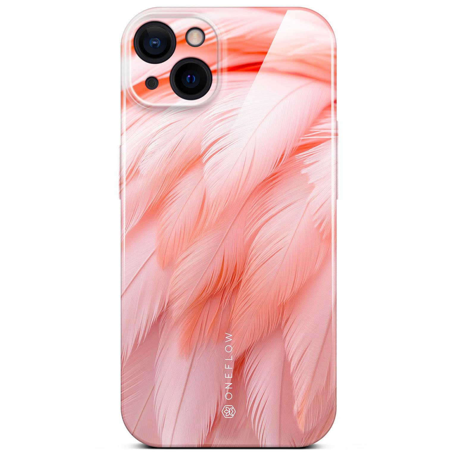 ONEFLOW Wild Cover iPhone 15 Hülle mit Animal Print – Smooth Flamingo ONEFLOW Wild Cover iPhone 15 Hülle mit Animal Print – Smooth Flamingo