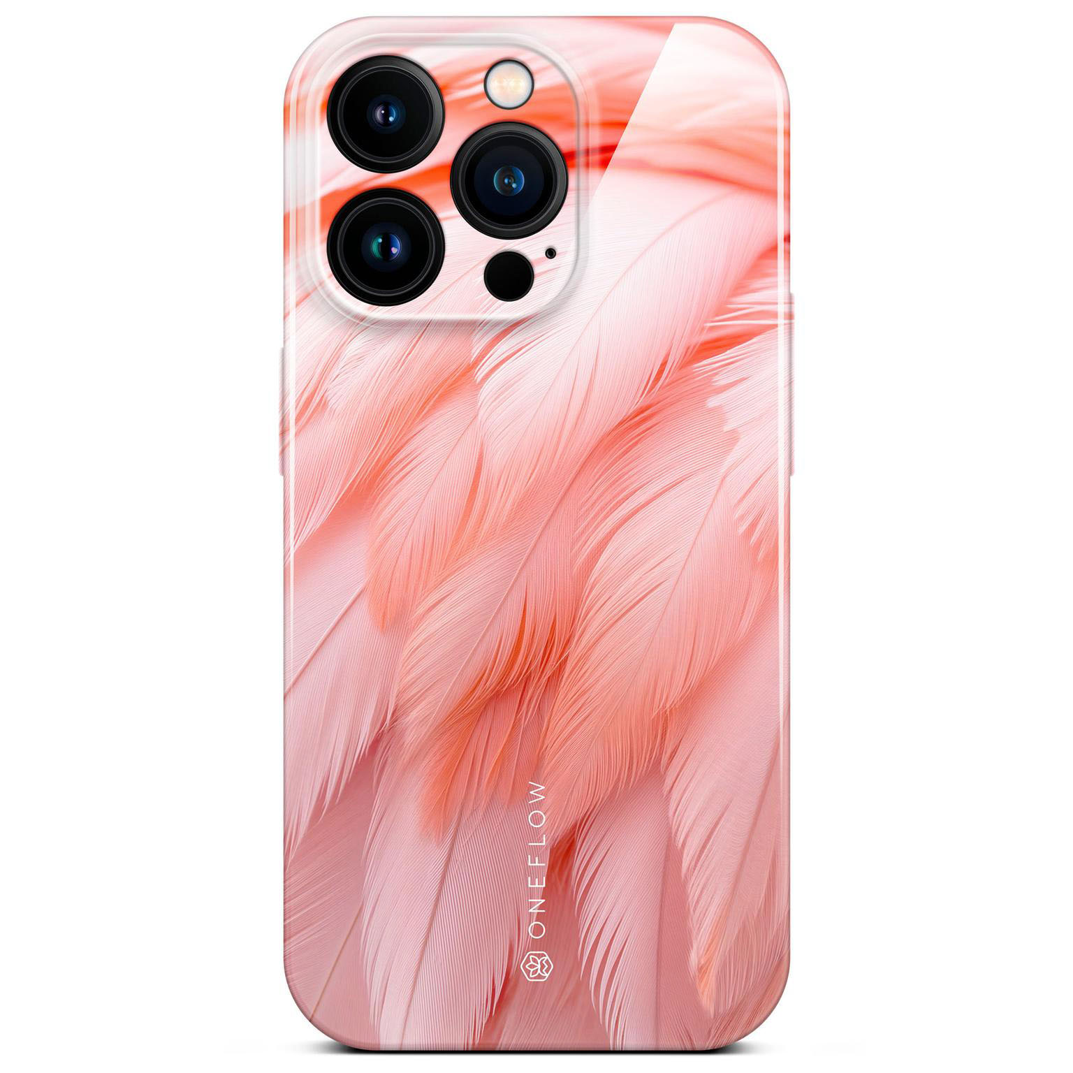 ONEFLOW Wild Cover iPhone 16 Pro Hülle mit Animal Print – Smooth Flamingo ONEFLOW Wild Cover iPhone 16 Pro Hülle mit Animal Print – Smooth Flamingo