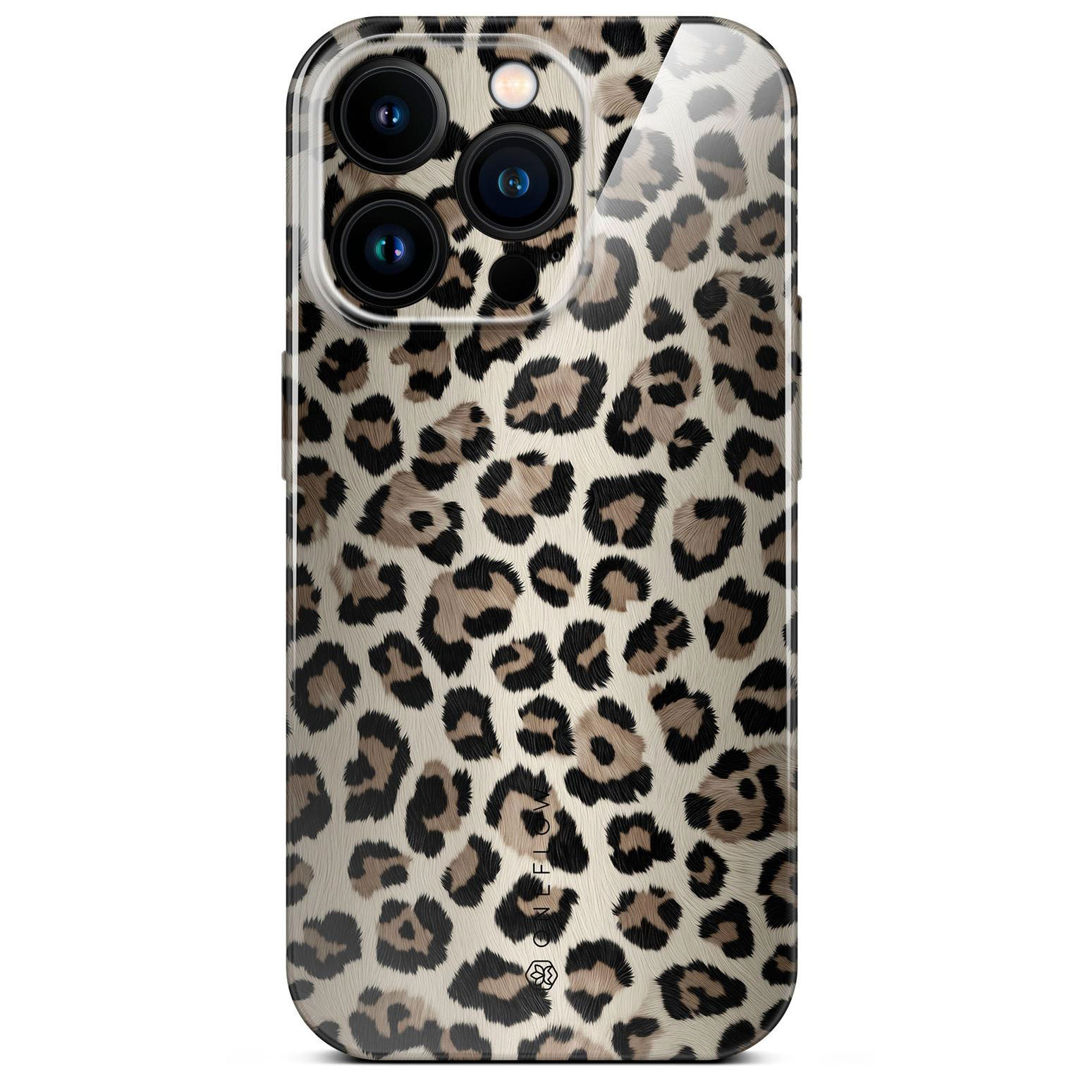 ONEFLOW Wild Cover iPhone 16 Pro Hülle mit Animal Print – Golden Leopard ONEFLOW Wild Cover iPhone 16 Pro Hülle mit Animal Print – Golden Leopard
