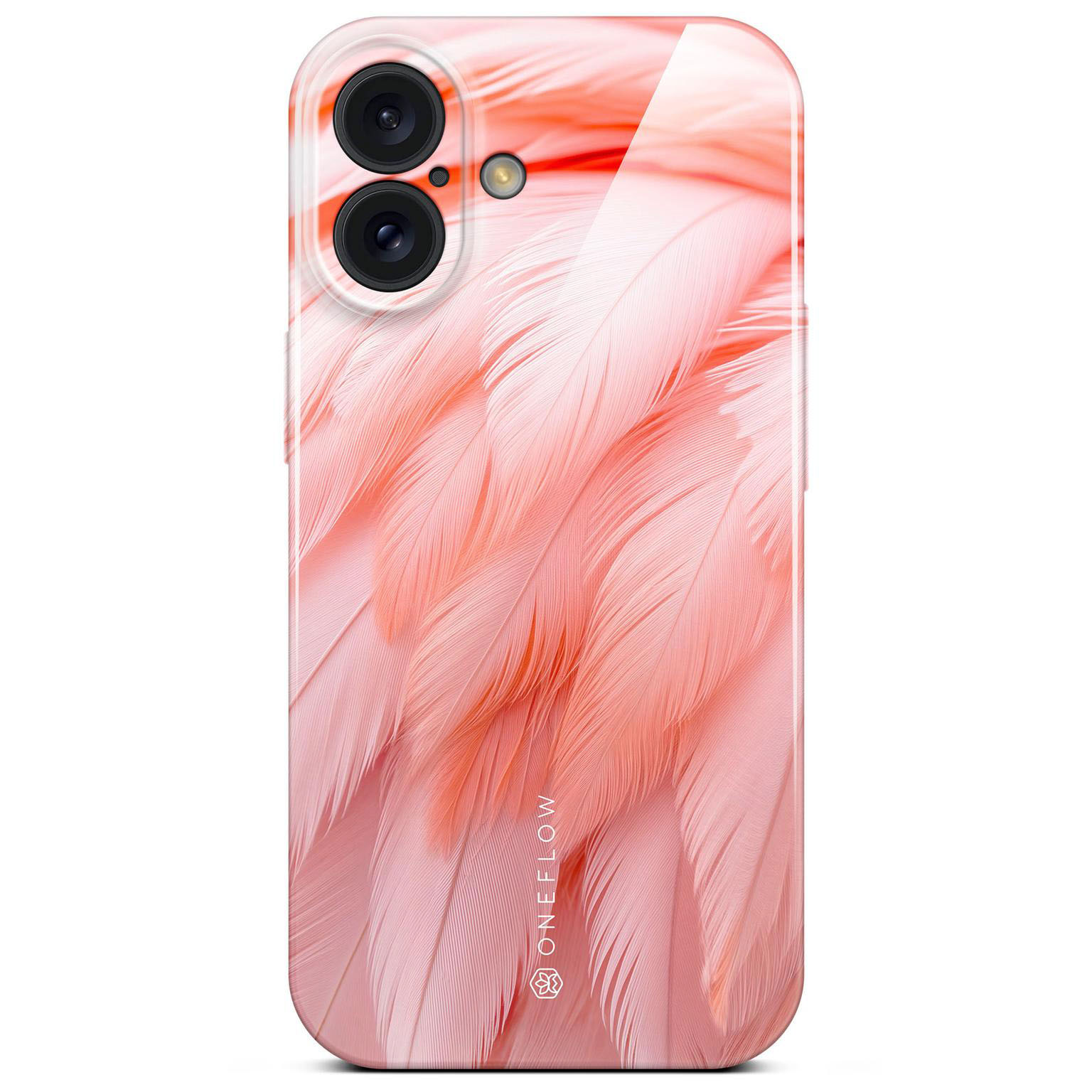 ONEFLOW Wild Cover iPhone 16 Hülle mit Animal Print – Smooth Flamingo ONEFLOW Wild Cover iPhone 16 Hülle mit Animal Print – Smooth Flamingo