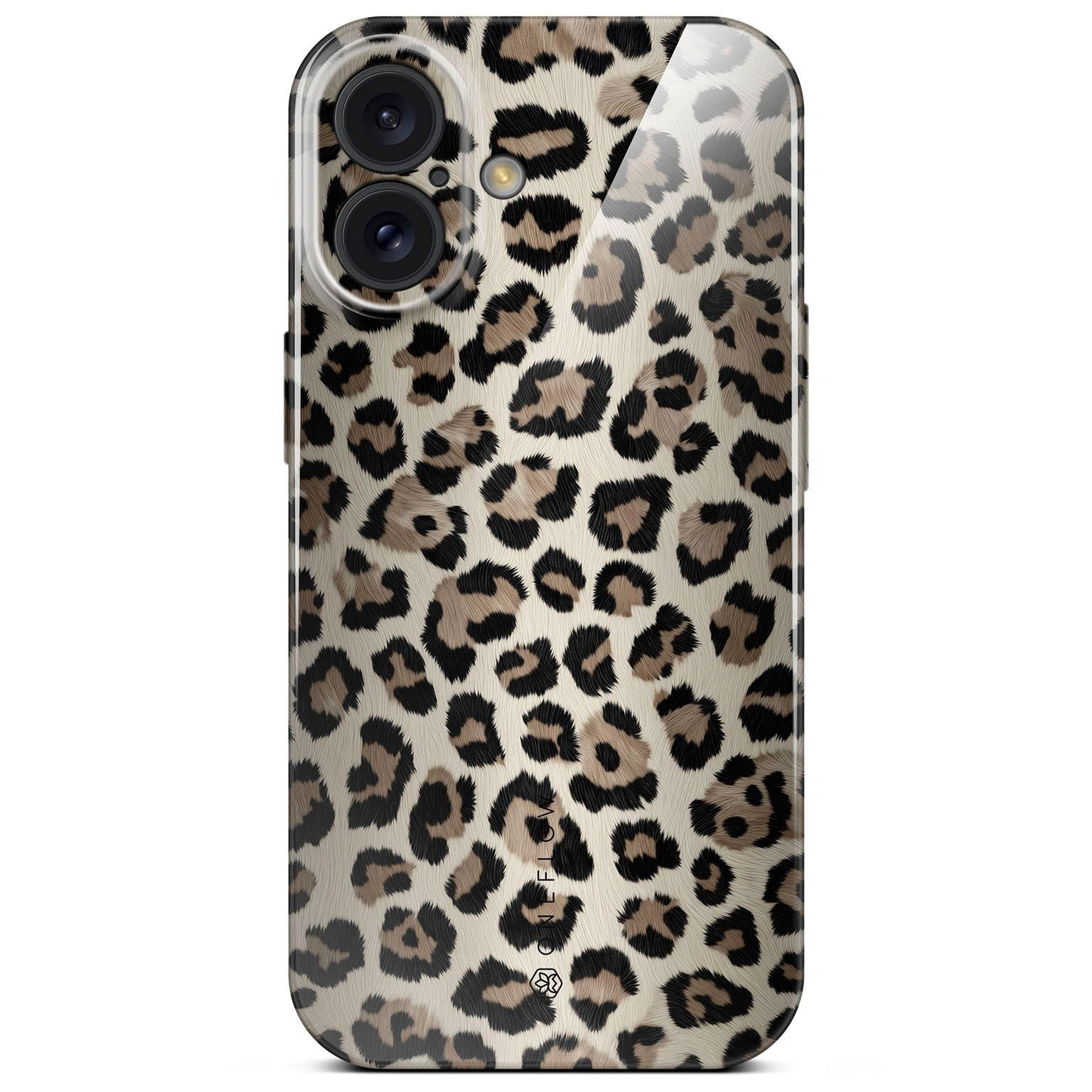 ONEFLOW Wild Cover iPhone 16 Hülle mit Animal Print – Golden Leopard ONEFLOW Wild Cover iPhone 16 Hülle mit Animal Print – Golden Leopard