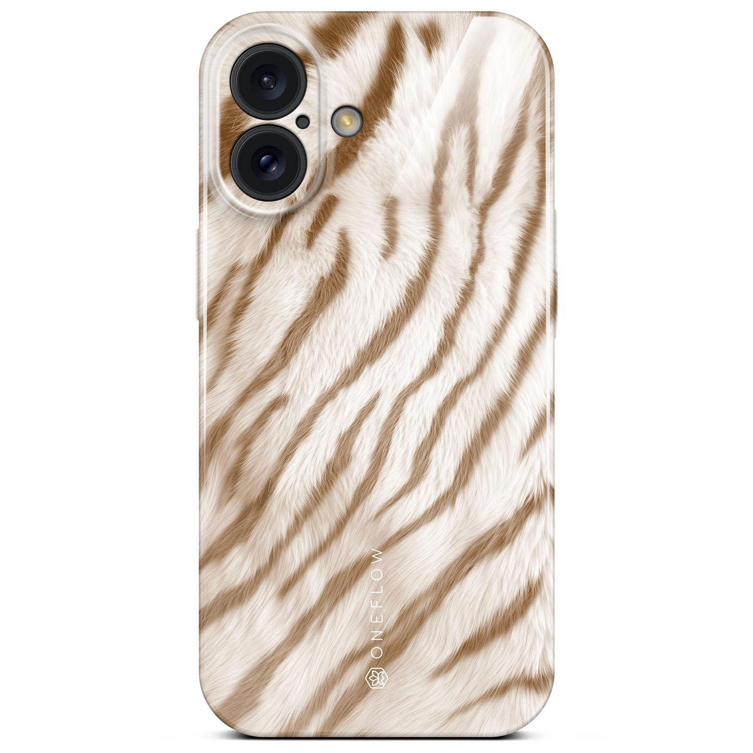 ONEFLOW Wild Cover iPhone 16 Hülle mit Animal Print – Caramel Tiger ONEFLOW Wild Cover iPhone 16 Hülle mit Animal Print – Caramel Tiger