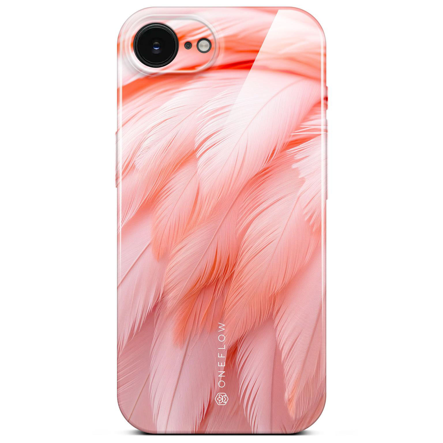 ONEFLOW Wild Cover iPhone 16e Hülle mit Animal Print – Smooth Flamingo ONEFLOW Wild Cover iPhone 16e Hülle mit Animal Print – Smooth Flamingo
