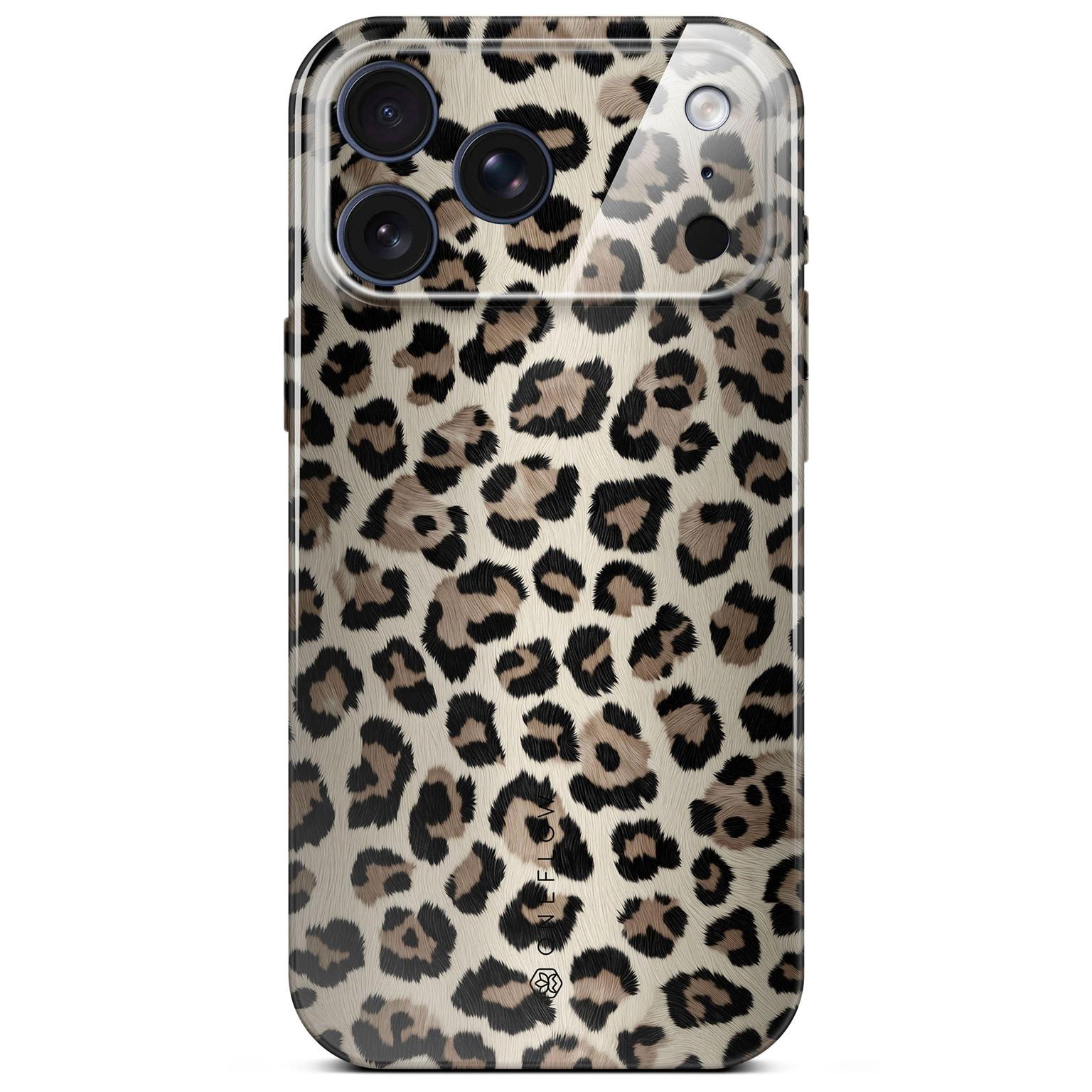 ONEFLOW ONEFLOW Wild Cover iPhone 18 Pro Hülle mit Animal Print – Golden Leopard