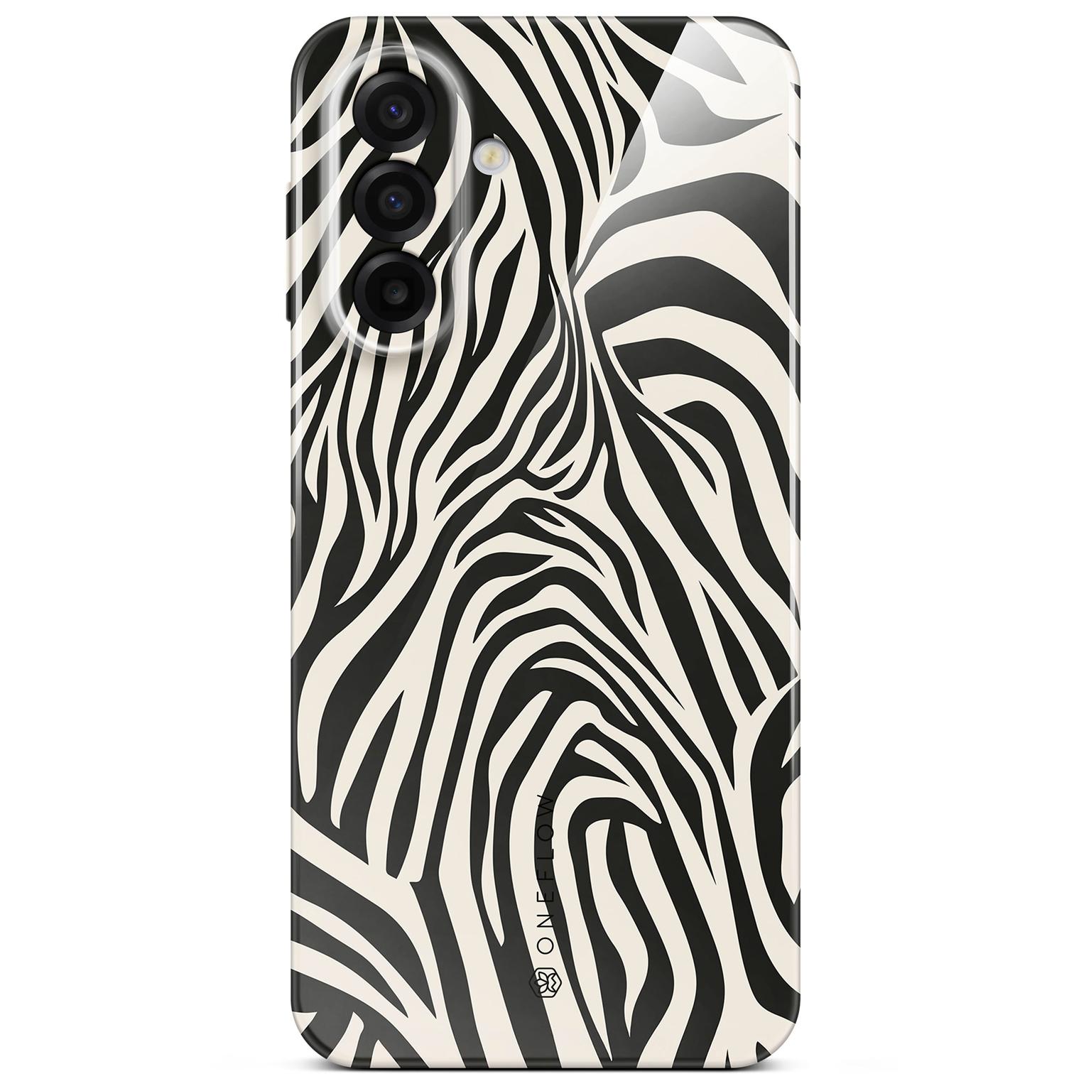 ONEFLOW Wild Cover Samsung Galaxy A17 (4G) Hülle mit Animal Print – Electric Zebra ONEFLOW Wild Cover Samsung Galaxy A17 (4G) Hülle mit Animal Print – Electric Zebra