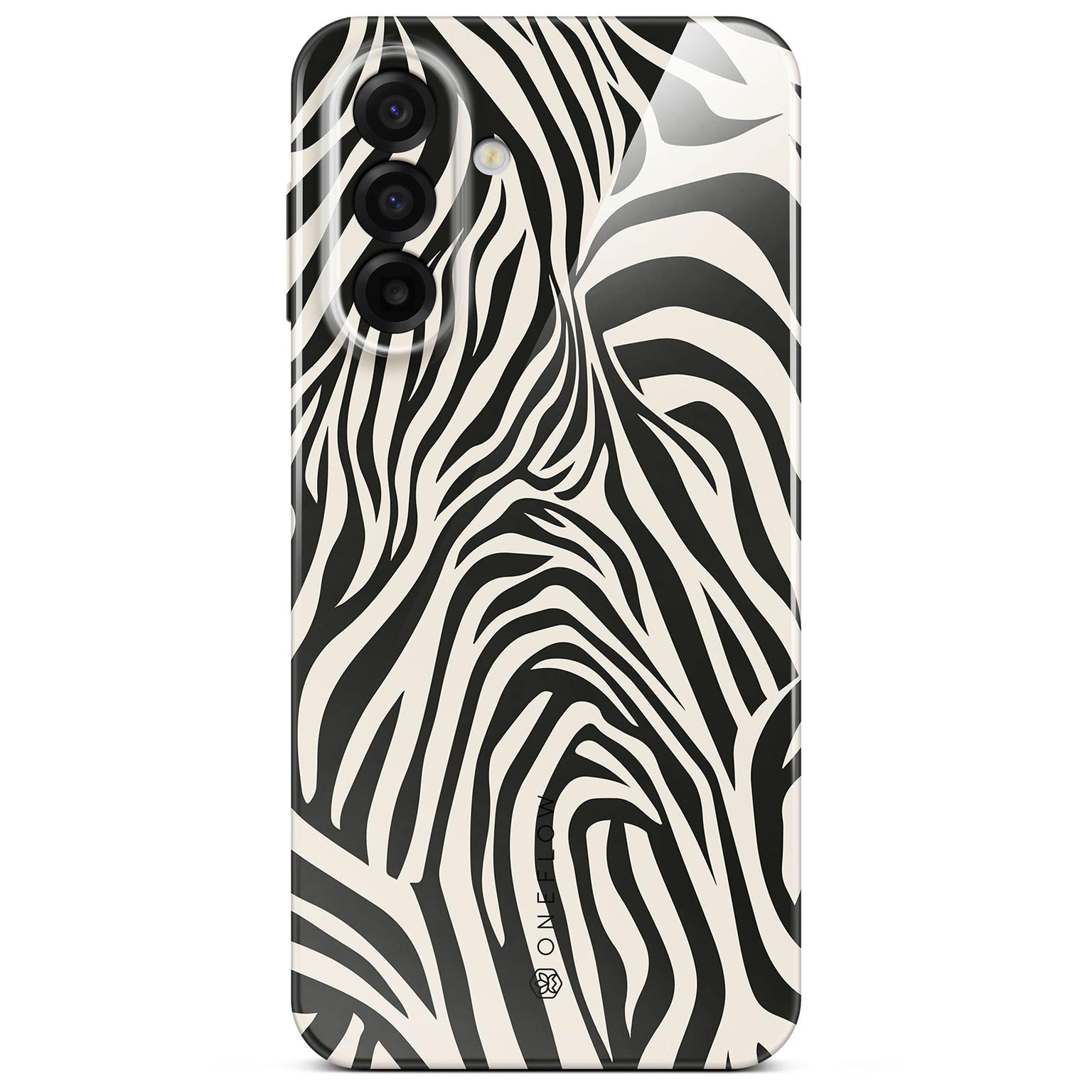 ONEFLOW Wild Cover Samsung Galaxy A17 5G Hülle mit Animal Print – Electric Zebra ONEFLOW Wild Cover Samsung Galaxy A17 5G Hülle mit Animal Print – Electric Zebra
