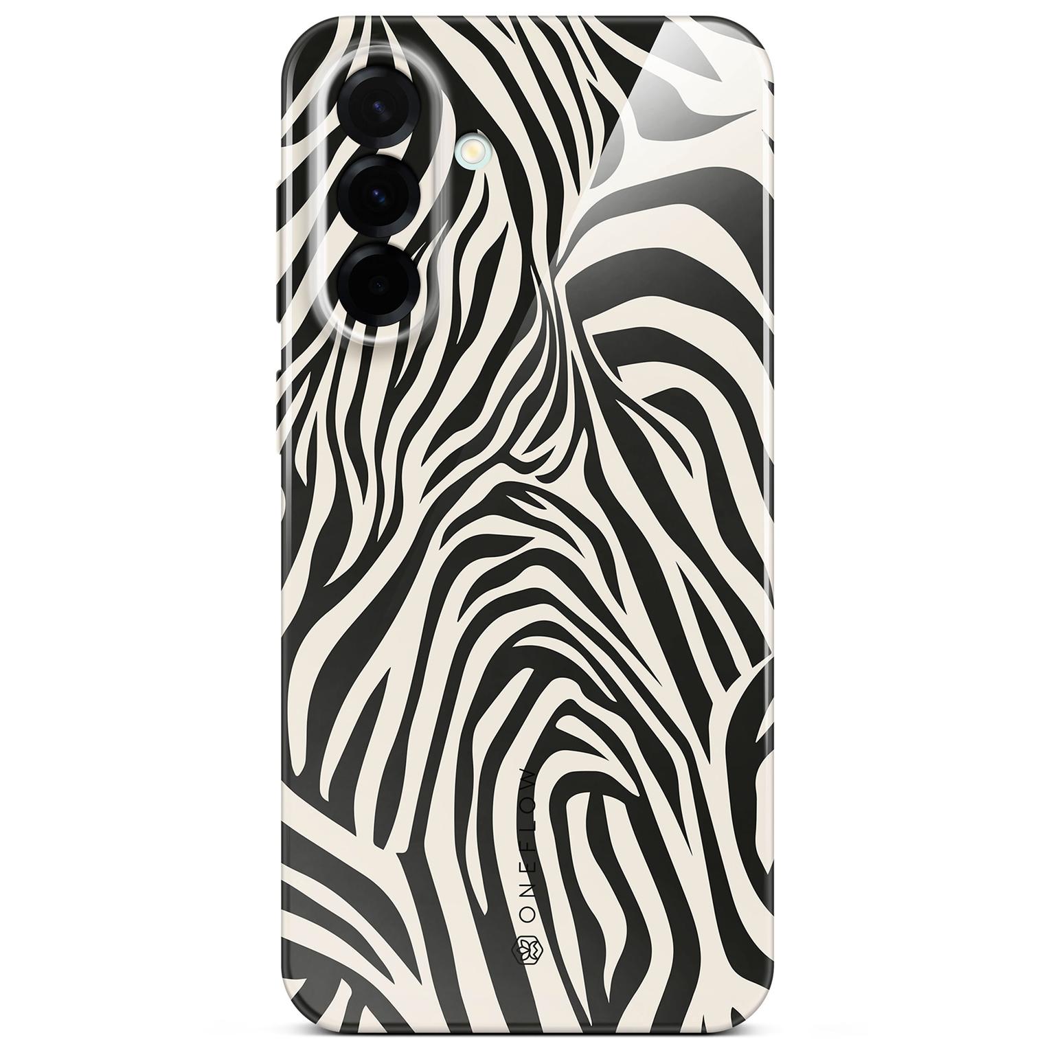 ONEFLOW Wild Cover Samsung Galaxy A37 5G Hülle mit Animal Print – Electric Zebra ONEFLOW Wild Cover Samsung Galaxy A37 5G Hülle mit Animal Print – Electric Zebra