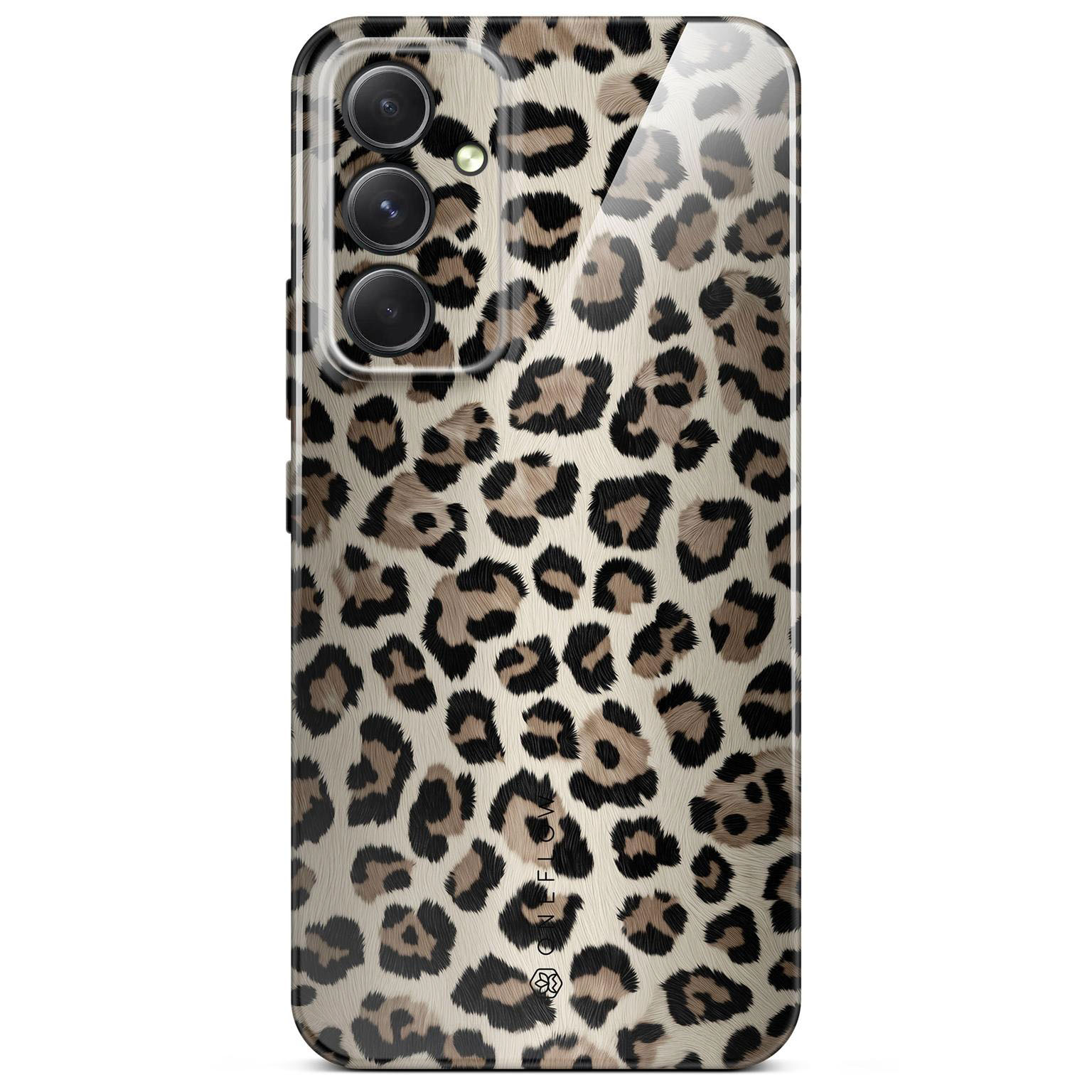 ONEFLOW Wild Cover Samsung Galaxy A54 5G Hülle mit Animal Print – Golden Leopard ONEFLOW Wild Cover Samsung Galaxy A54 5G Hülle mit Animal Print – Golden Leopard