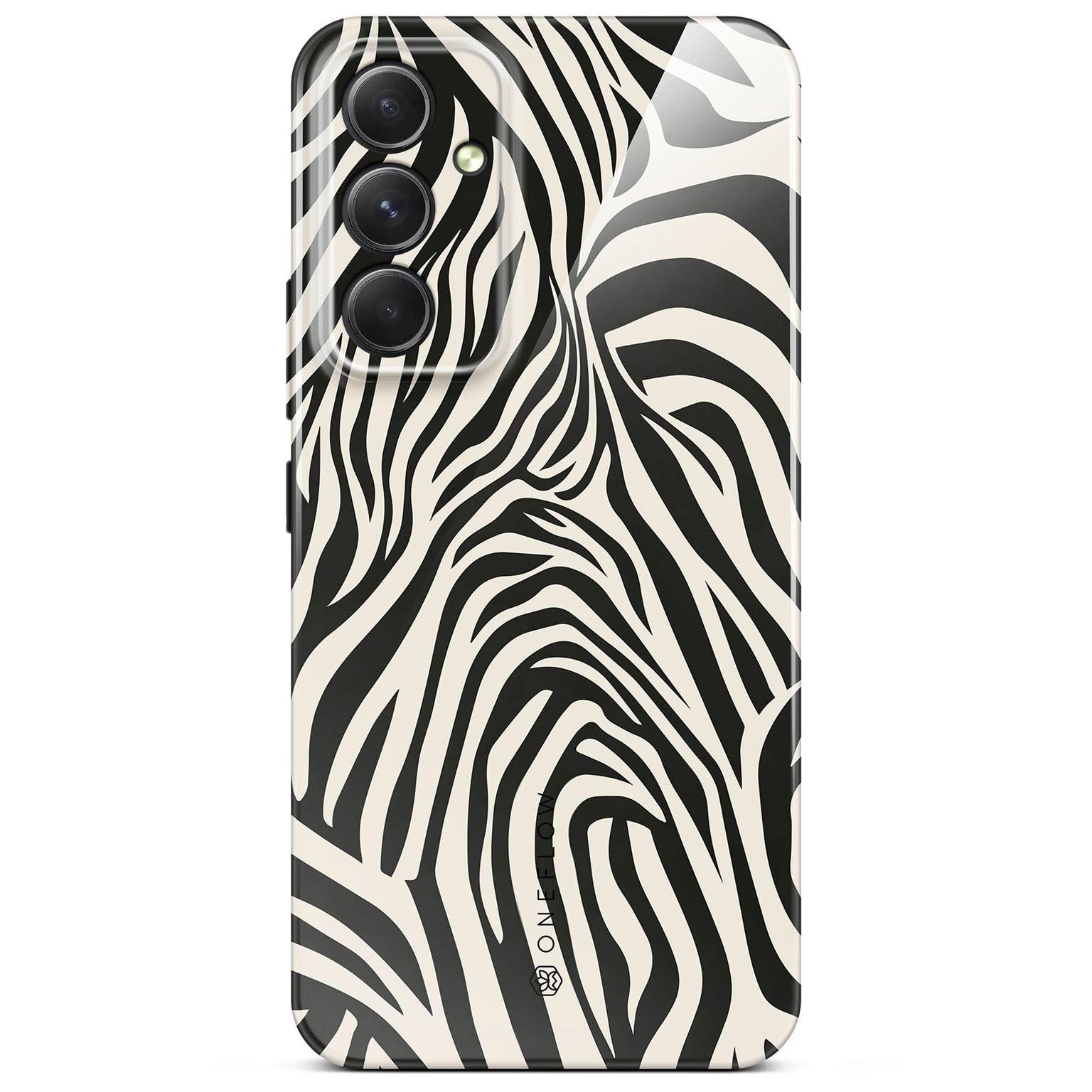 ONEFLOW Wild Cover Samsung Galaxy A54 5G Hülle mit Animal Print – Electric Zebra ONEFLOW Wild Cover Samsung Galaxy A54 5G Hülle mit Animal Print – Electric Zebra