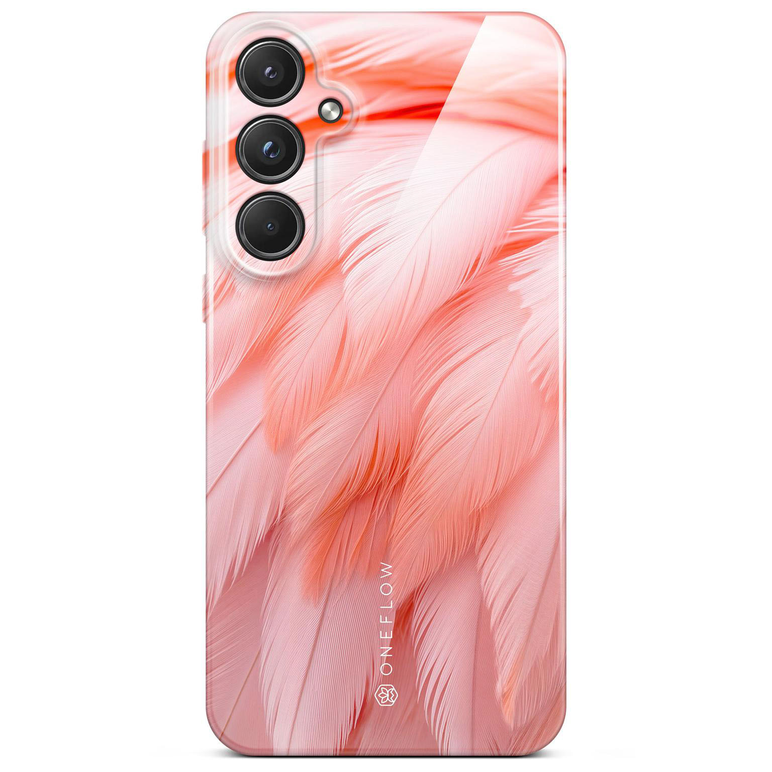 ONEFLOW Wild Cover Samsung Galaxy A55 5G Hülle mit Animal Print – Smooth Flamingo ONEFLOW Wild Cover Samsung Galaxy A55 5G Hülle mit Animal Print – Smooth Flamingo