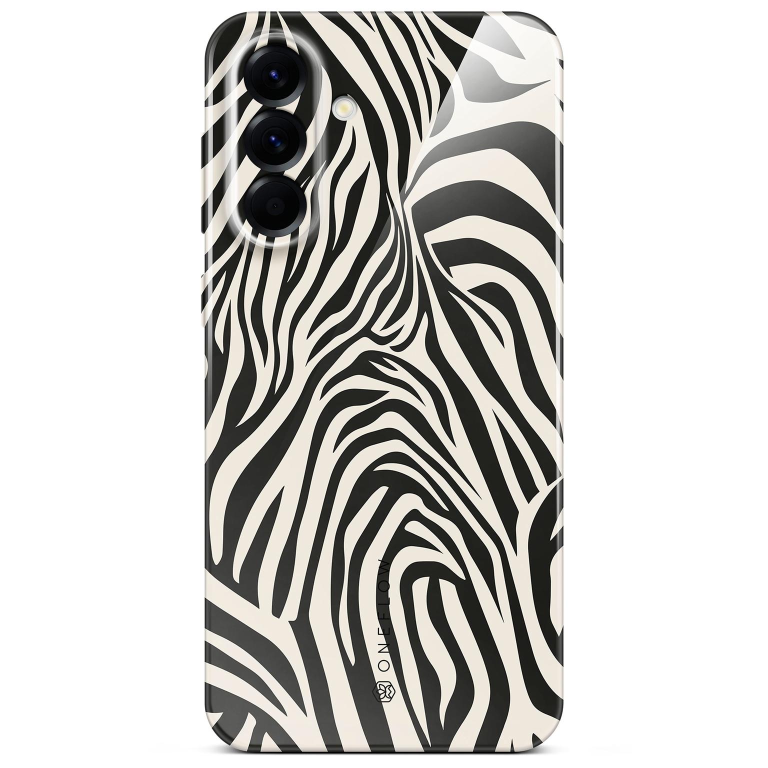 ONEFLOW Wild Cover Samsung Galaxy A56 5G Hülle mit Animal Print – Electric Zebra ONEFLOW Wild Cover Samsung Galaxy A56 5G Hülle mit Animal Print – Electric Zebra