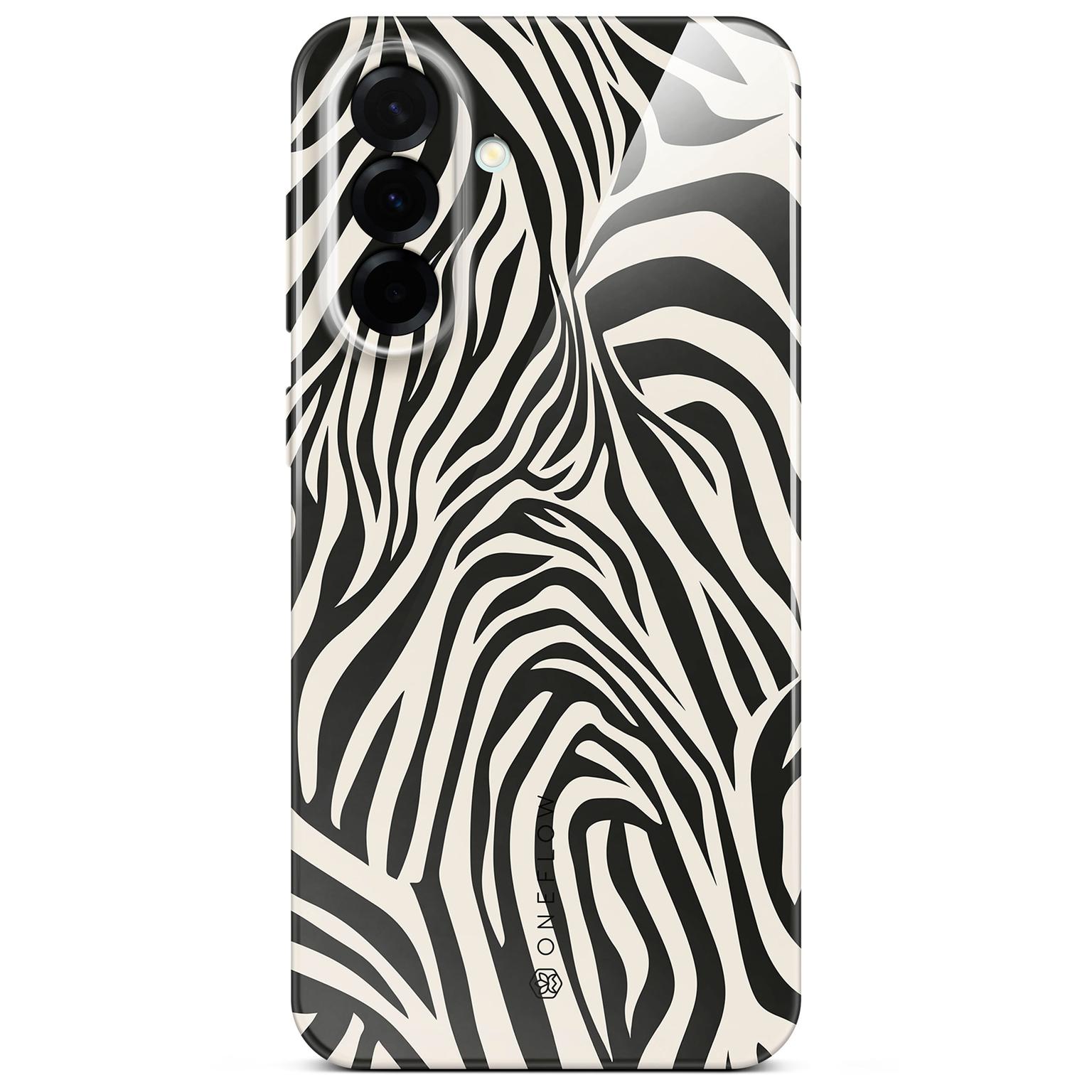 ONEFLOW Wild Cover Samsung Galaxy A57 5G Hülle mit Animal Print – Electric Zebra ONEFLOW Wild Cover Samsung Galaxy A57 5G Hülle mit Animal Print – Electric Zebra
