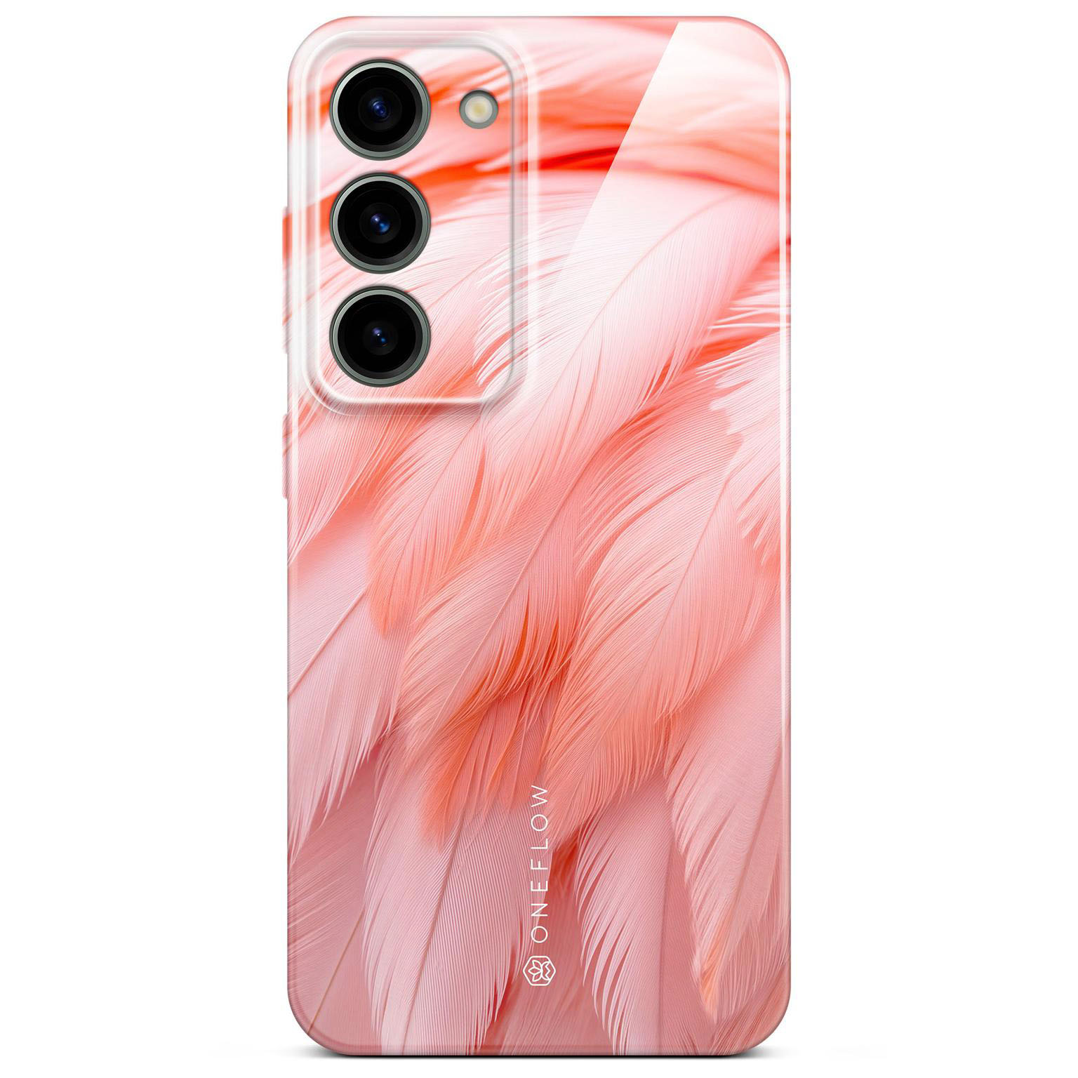 ONEFLOW Wild Cover Samsung Galaxy S23 Hülle mit Animal Print – Smooth Flamingo ONEFLOW Wild Cover Samsung Galaxy S23 Hülle mit Animal Print – Smooth Flamingo