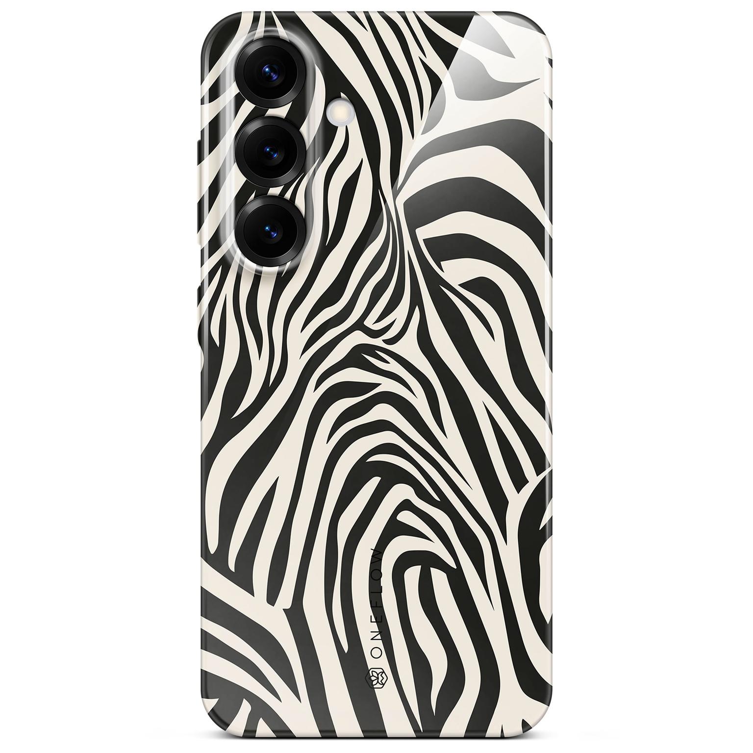 ONEFLOW Wild Cover Samsung Galaxy S25 FE Hülle mit Animal Print – Electric Zebra ONEFLOW Wild Cover Samsung Galaxy S25 FE Hülle mit Animal Print – Electric Zebra
