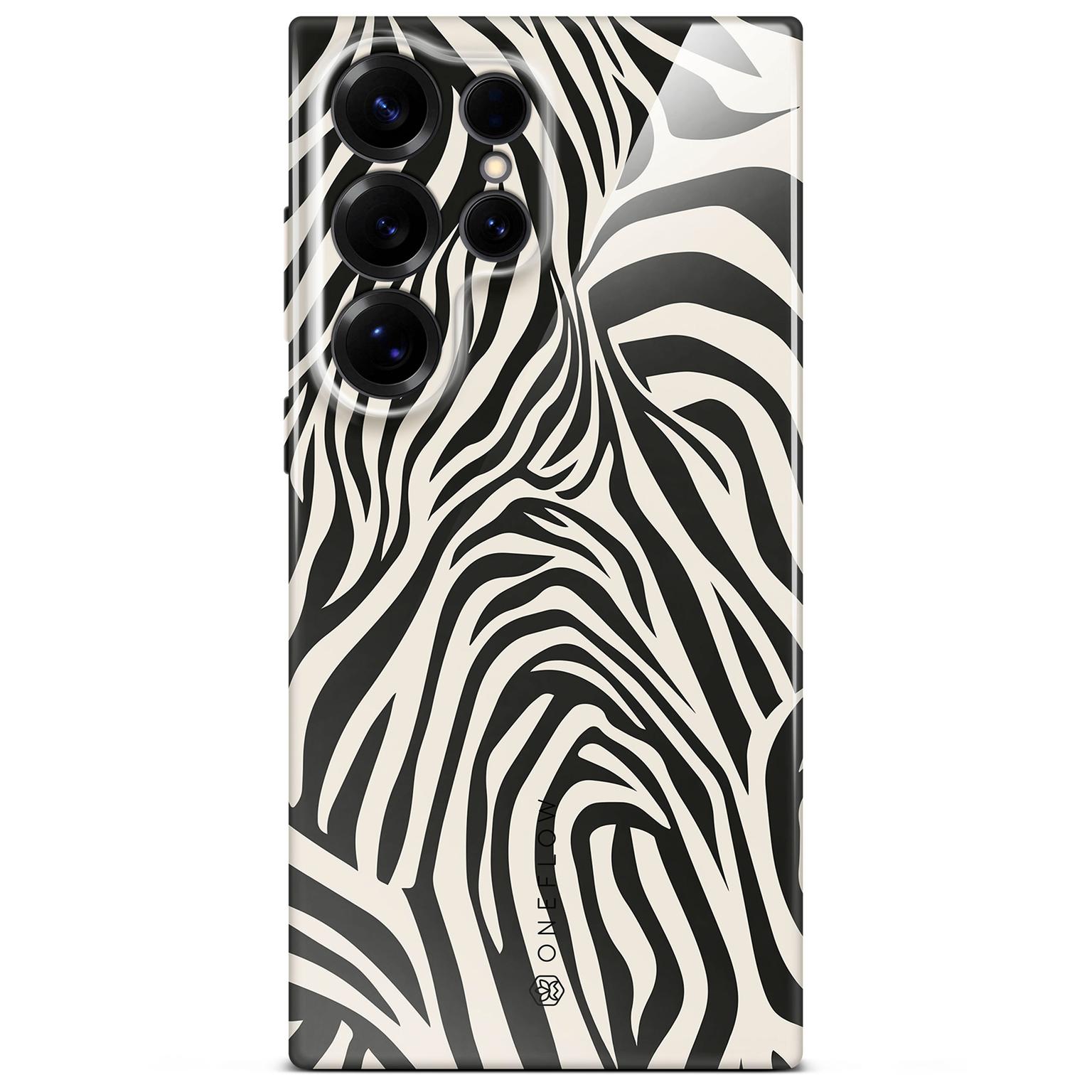 ONEFLOW Wild Cover Samsung Galaxy S25 Ultra Hülle mit Animal Print – Electric Zebra ONEFLOW Wild Cover Samsung Galaxy S25 Ultra Hülle mit Animal Print – Electric Zebra