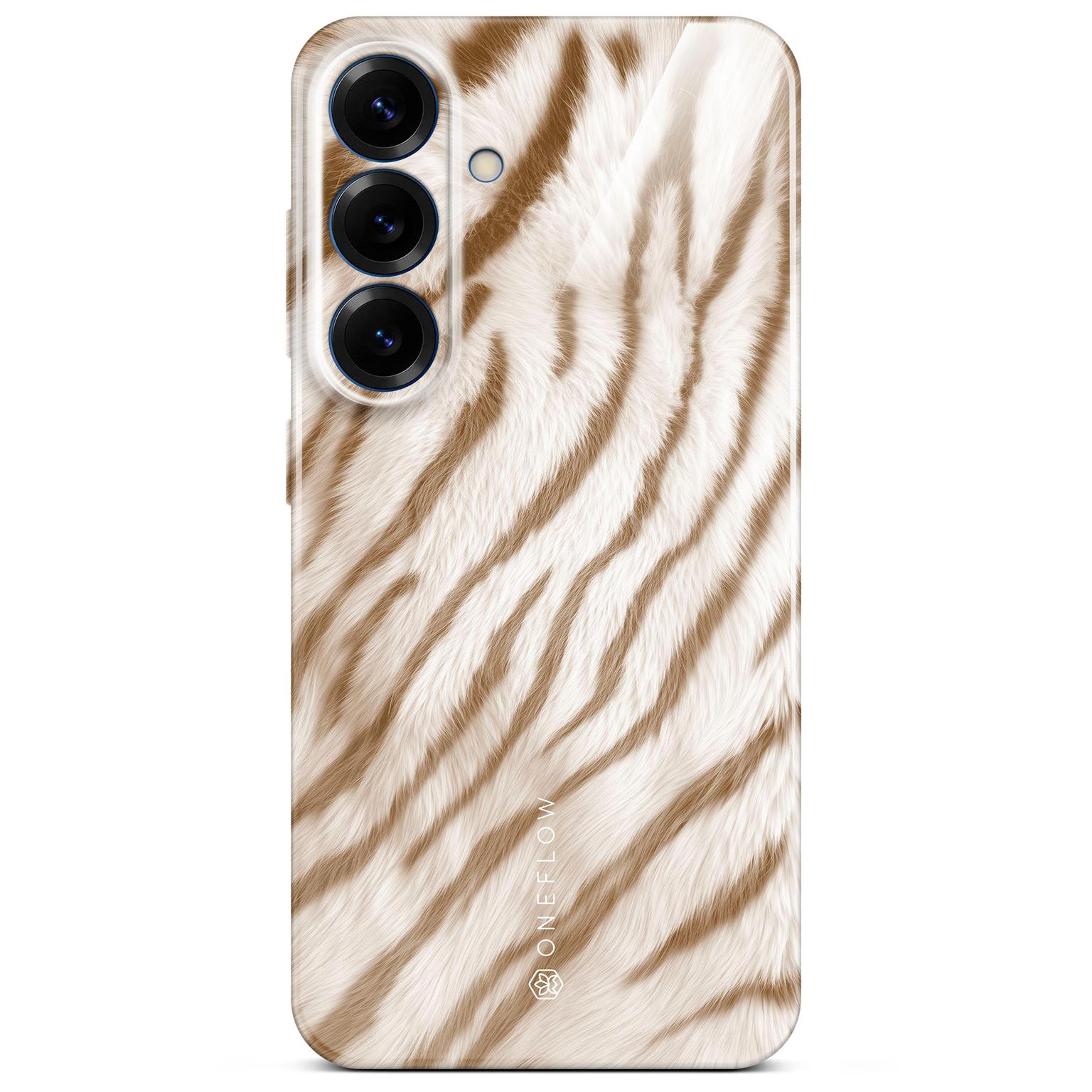 ONEFLOW Wild Cover Samsung Galaxy S25 Hülle mit Animal Print – Caramel Tiger ONEFLOW Wild Cover Samsung Galaxy S25 Hülle mit Animal Print – Caramel Tiger