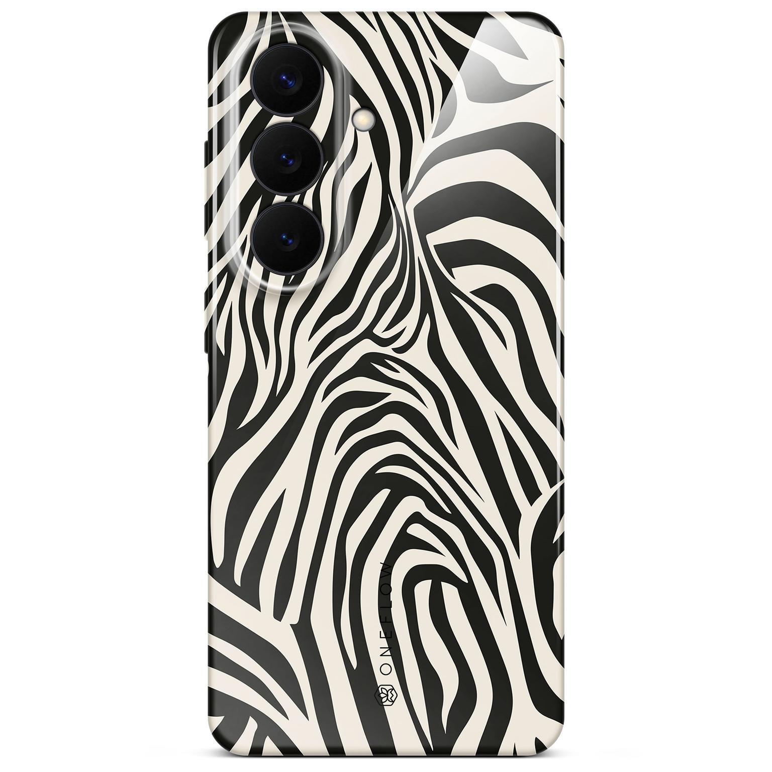 ONEFLOW Wild Cover Samsung Galaxy S26 Hülle mit Animal Print – Electric Zebra ONEFLOW Wild Cover Samsung Galaxy S26 Hülle mit Animal Print – Electric Zebra