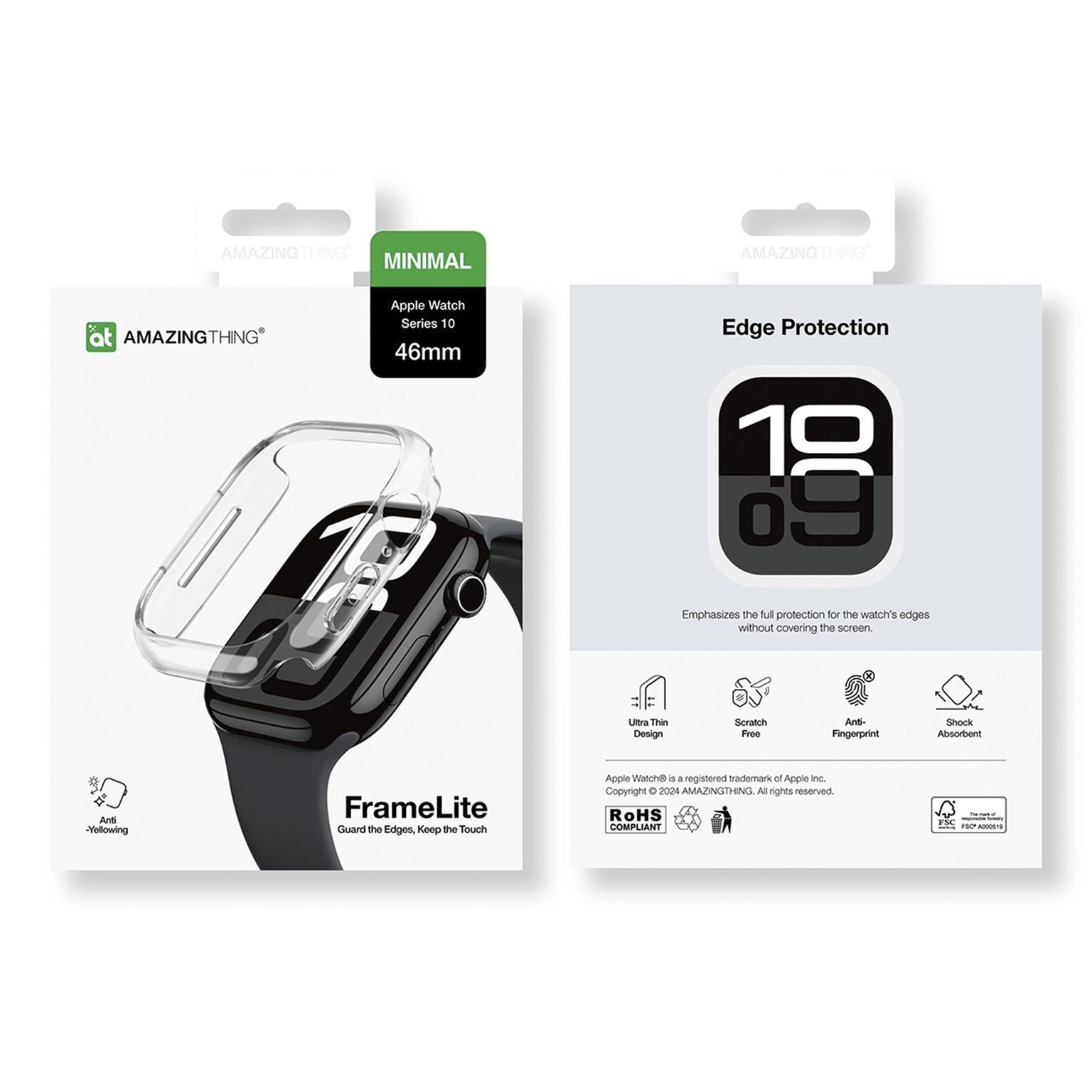 AmazingThing Minimal Case – Smartwatch-Hülle für Apple Watch 10/11 (46mm), mit Rundum-Schutz – Weiteres Produktbild 7