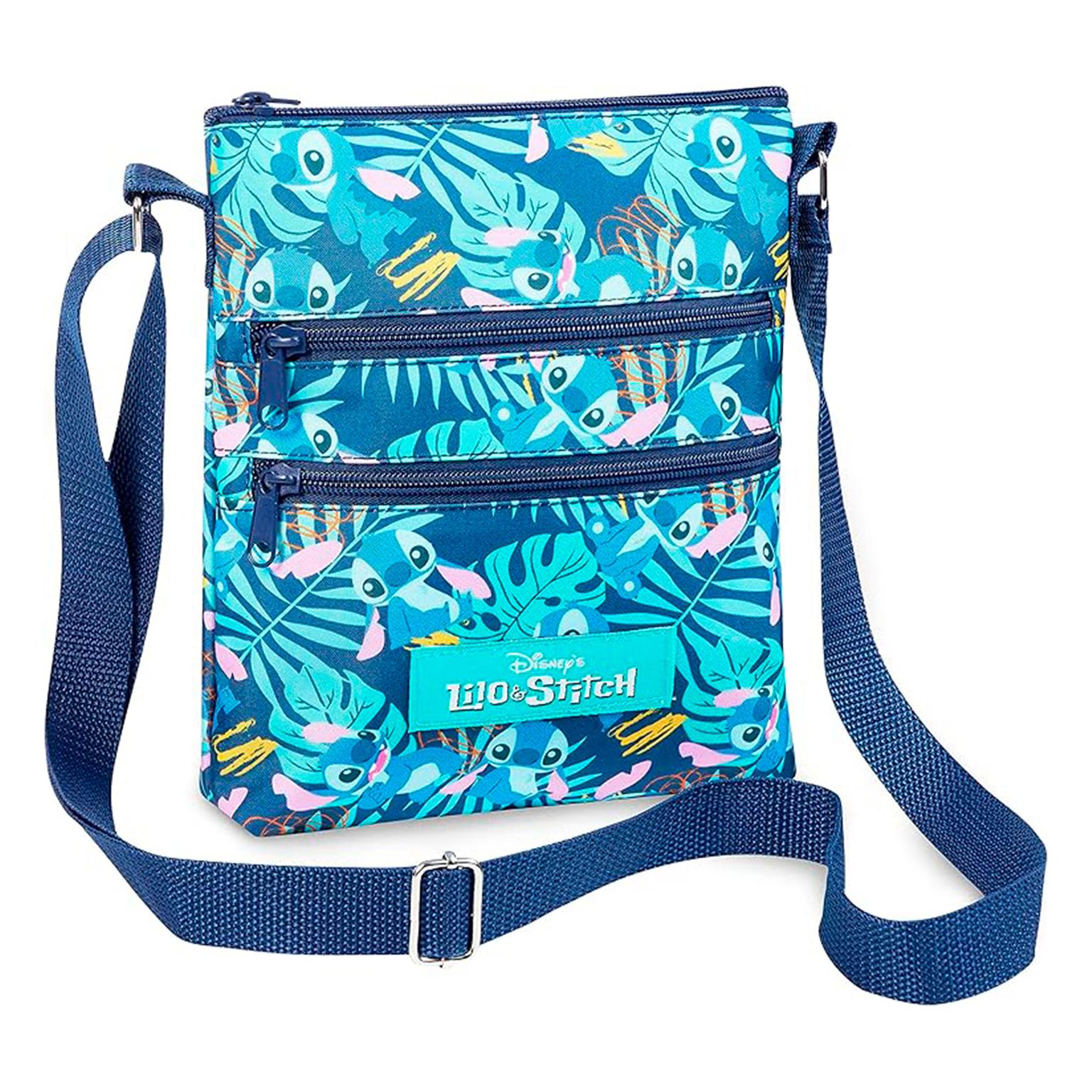 Disney Stitch Umhängetasche – Stitch Schultertasche mit verstellbarem Riemen für Alltag und Freizeit – Blau/Mehrfarbig Disney Stitch Umhängetasche – Stitch Schultertasche mit verstellbarem Riemen für Alltag und Freizeit – Blau/Mehrfarbig