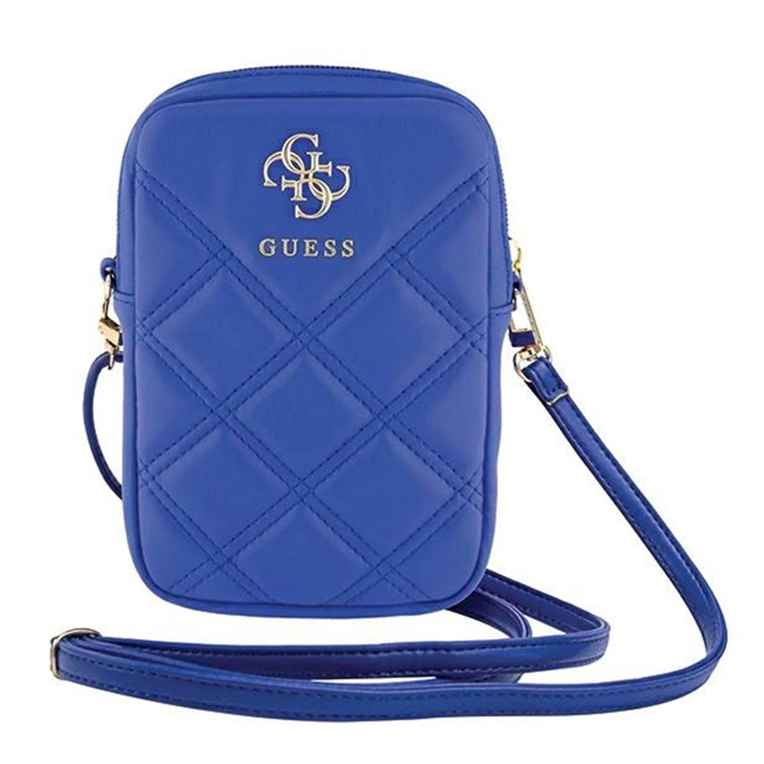 Guess Zip Quilted 4G Tasche – Handy Crossbody Tasche, Smartphone Umhängetasche aus Leder mit Reißverschluss – Weiteres Produktbild 2
