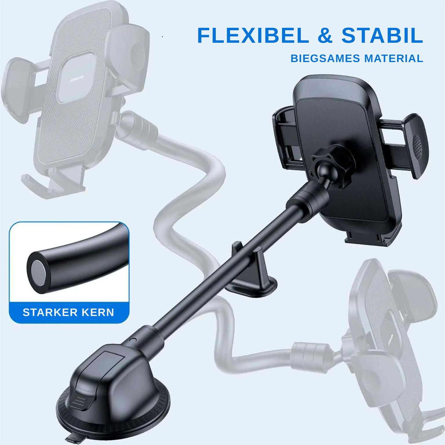 Joyroom Autotelefonhalterung – Handyhalterung Auto mit Saugnapf KFZ Handyhalterung mit flexiblem Arm für Scheibe – Weiteres Produktbild 6