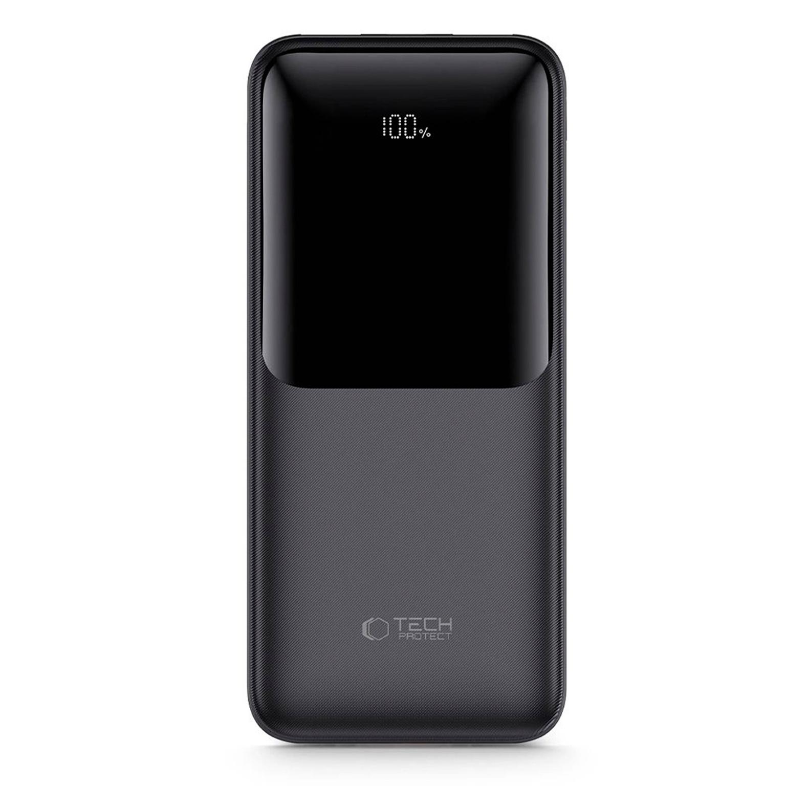 Tech-Protect Powerbank PB01 – 22.5W,  mehrere USB Ports, LED – für Smartphones und andere Geräte – 10.000 mAh – Weiteres Produktbild 1