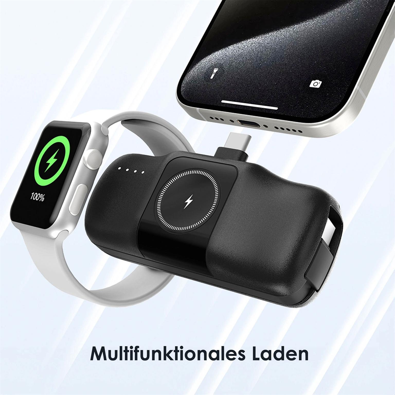 Wozinsky Mini Powerbank 5000 mAh – kompakte Powerbank mit USB-C Kabel, 15W Ladeleistung, Lightning Anschluss – Weiteres Produktbild 2