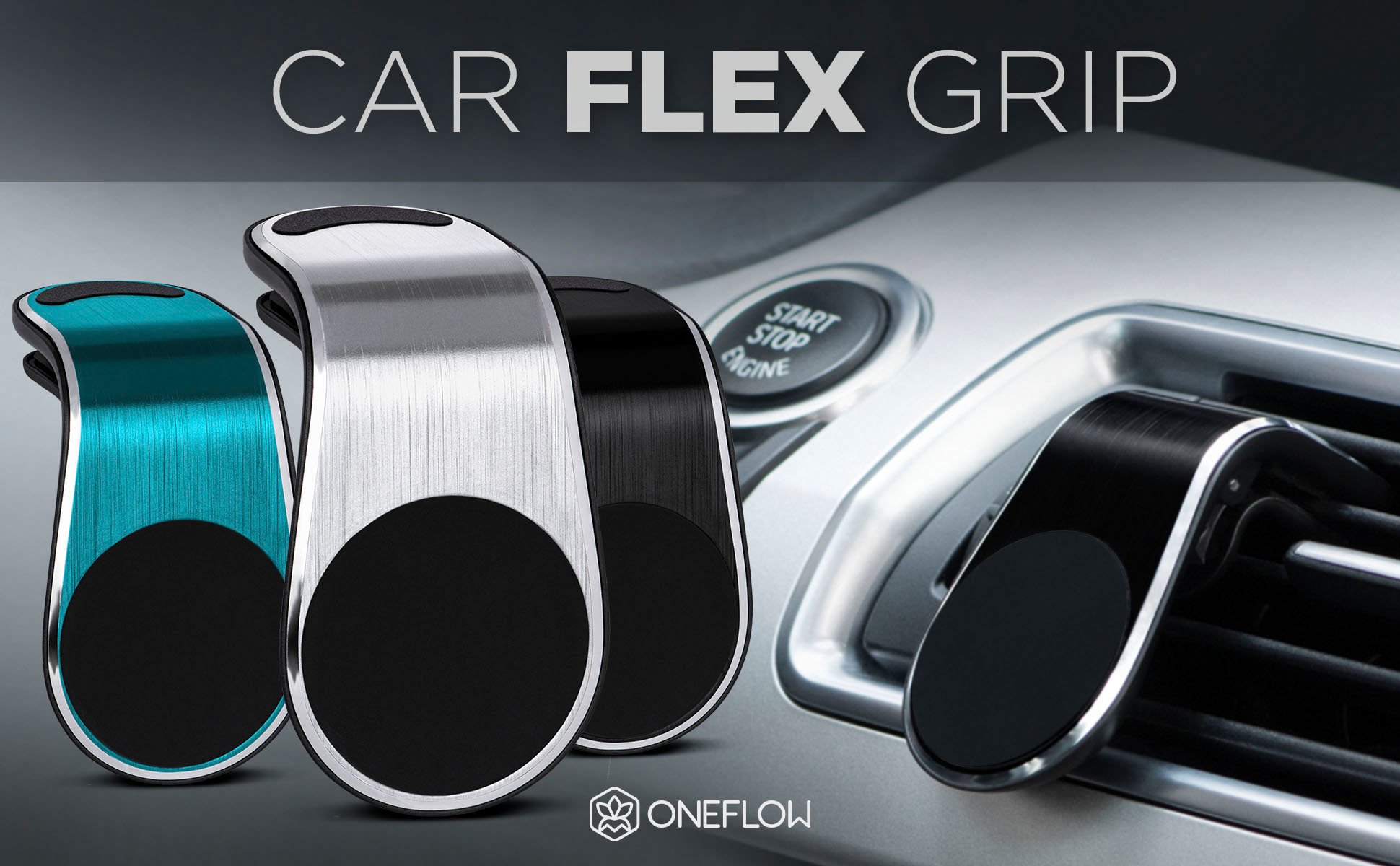 Car Flex Grip – Auto Handyhalter zur Anbringung an der Lüftung