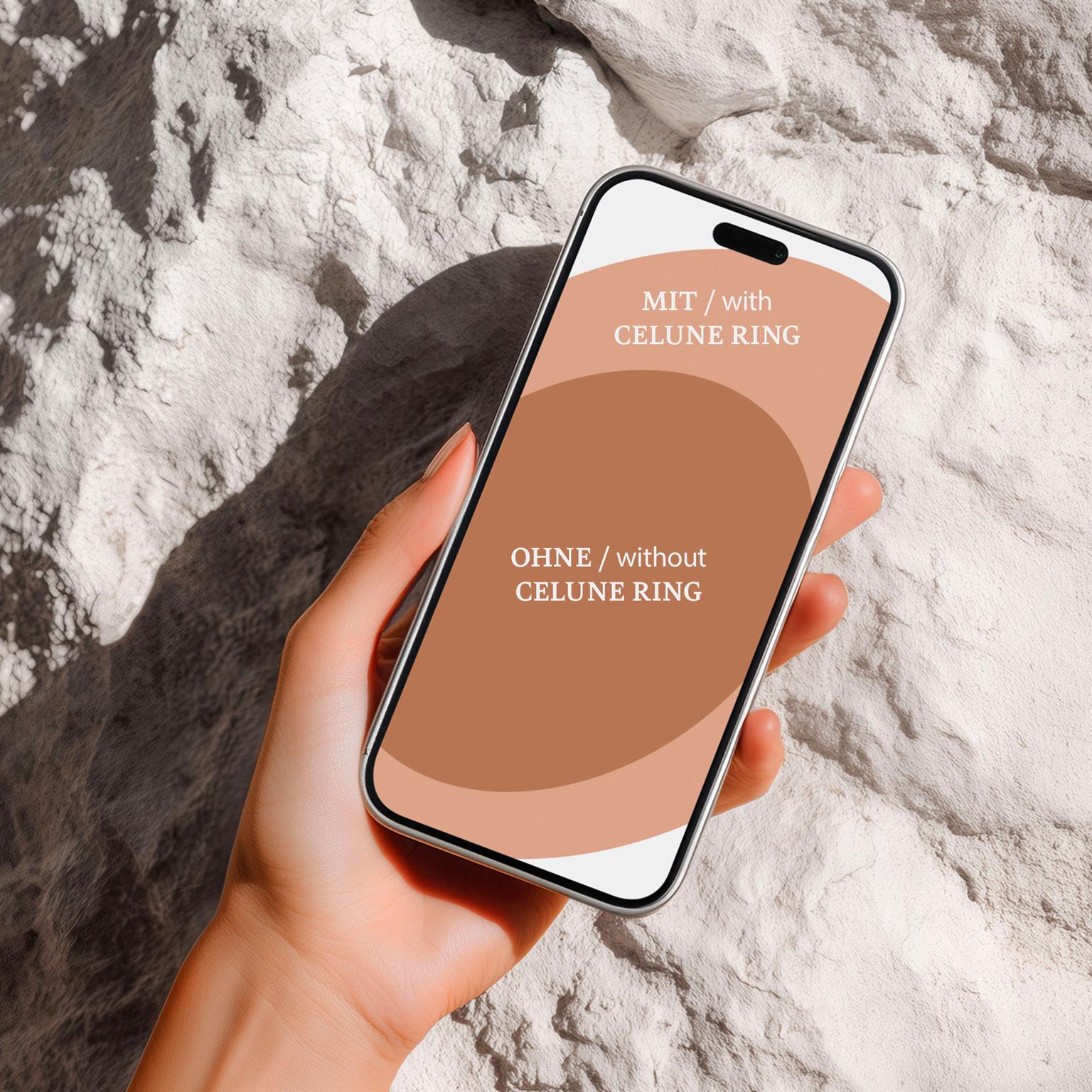 ONEFLOW Celune Ring – Universal Handyring Halter, Selbstklebende Fingerhalterung 360° Drehbar – Weiteres Produktbild 5