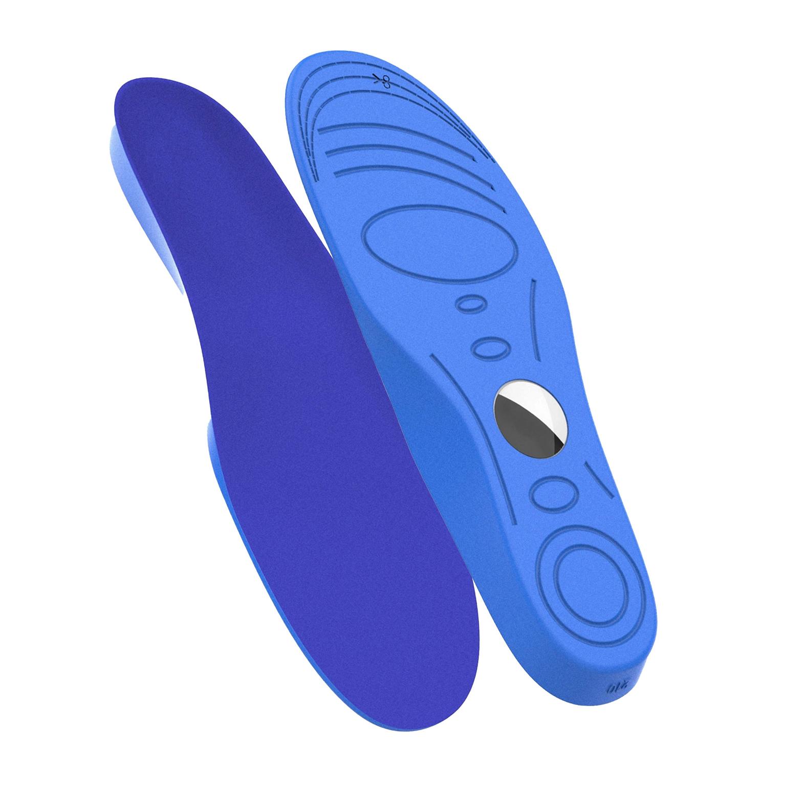 moex AirTag Schuhsohle, Einlegesohlen für AirTag, AirTag Versteck im Schuh (155mm-170mm) – Footsy – Blau