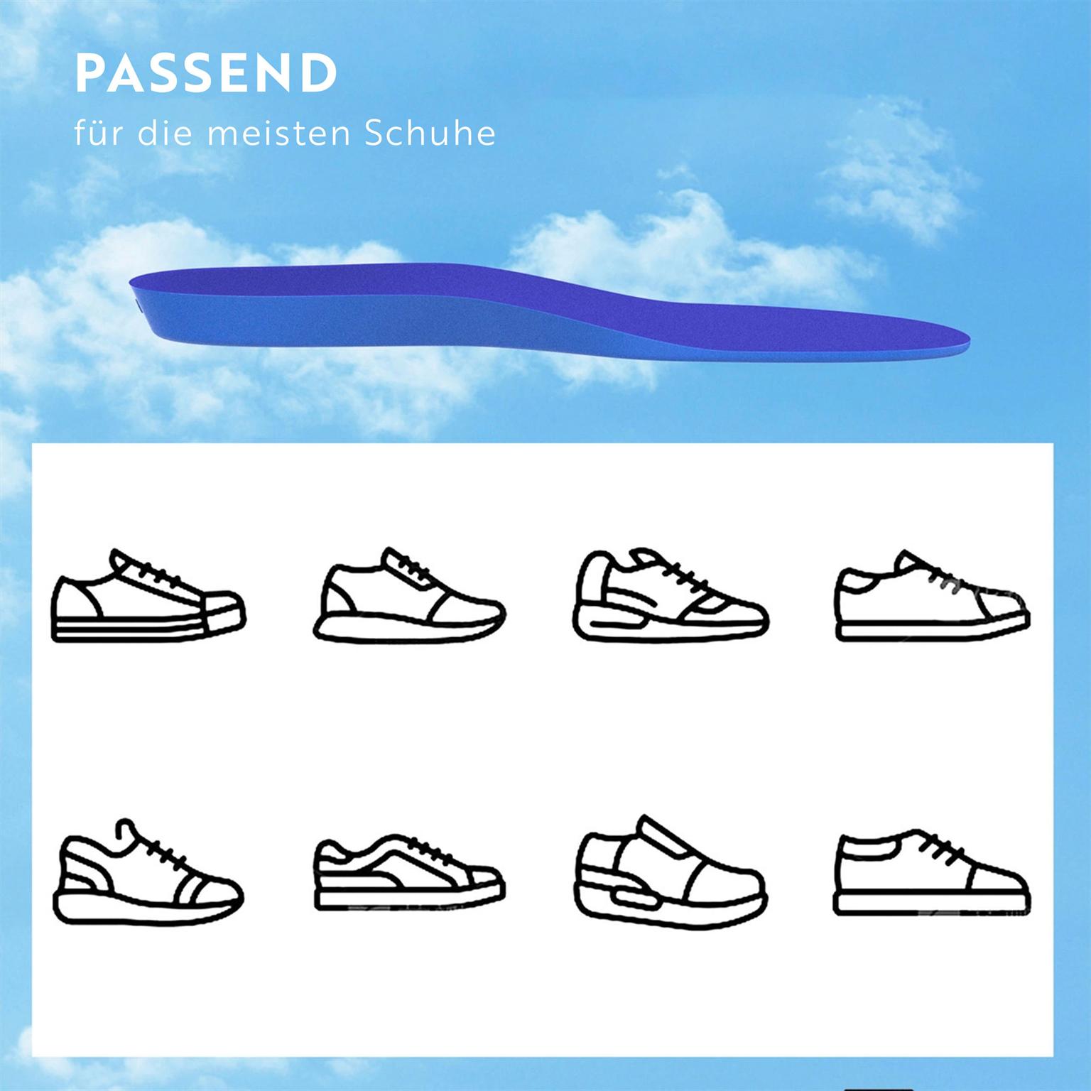 moex AirTag Schuhsohle, Einlegesohlen für AirTag, AirTag Versteck im Schuh (155mm-170mm) – Footsy – Weiteres Produktbild 6