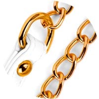 Vorschau für Gold mit weißem Band