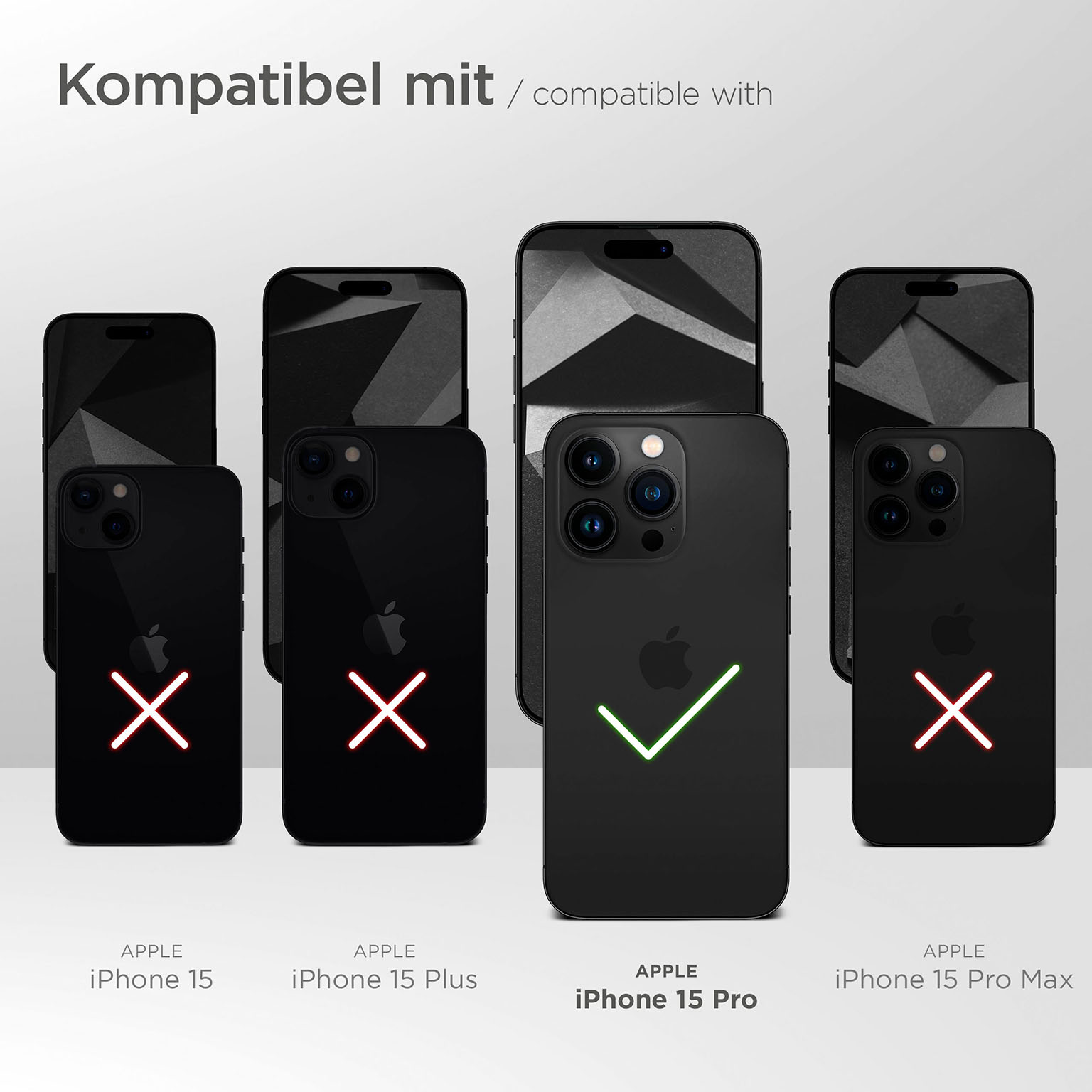 moex Alpha Case für Apple iPhone 15 Pro – Extrem dünne, minimalistische Hülle in seidenmatt