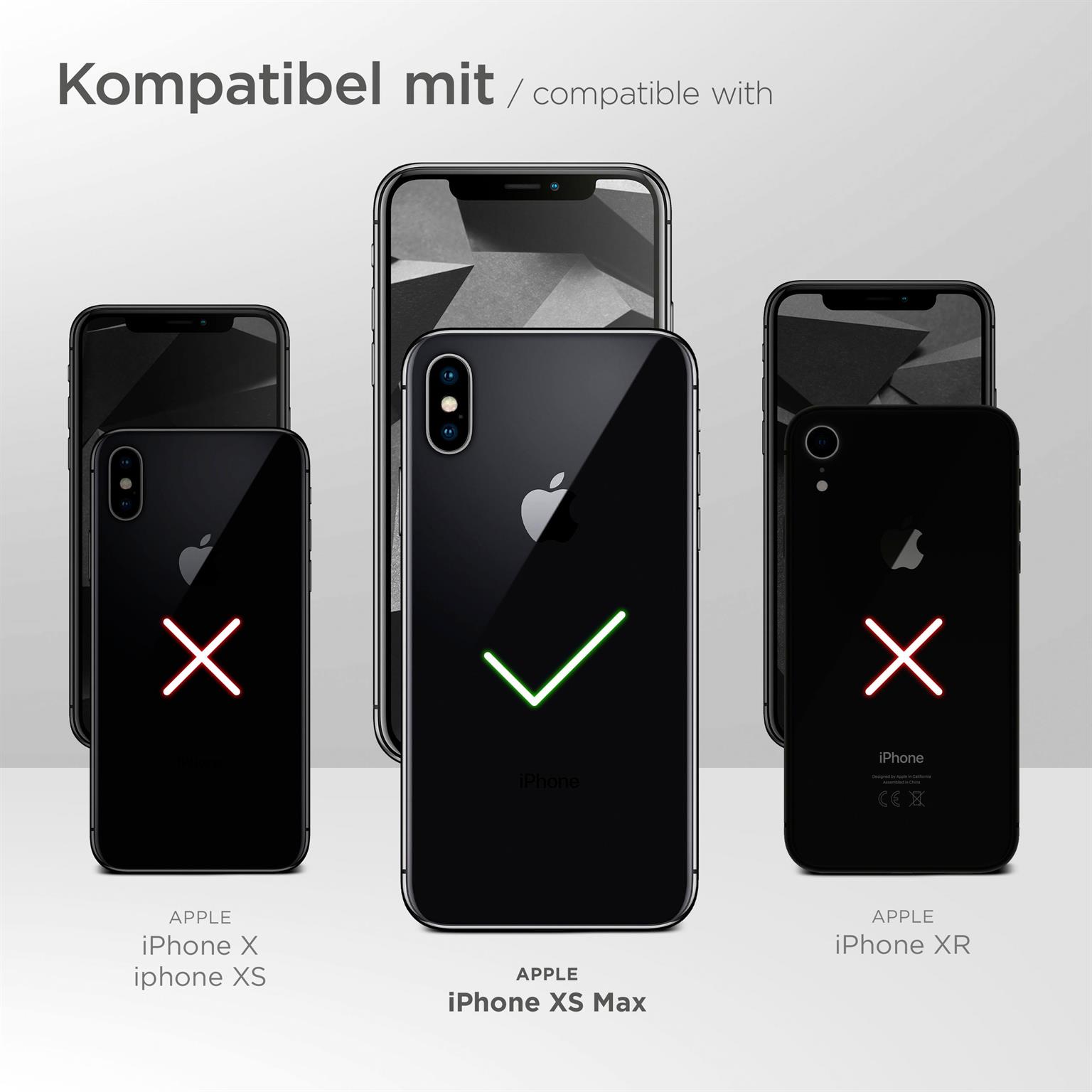 ONEFLOW Zeal Case für Apple iPhone XS Max – Handy Gürteltasche aus PU Leder mit Kartenfächern