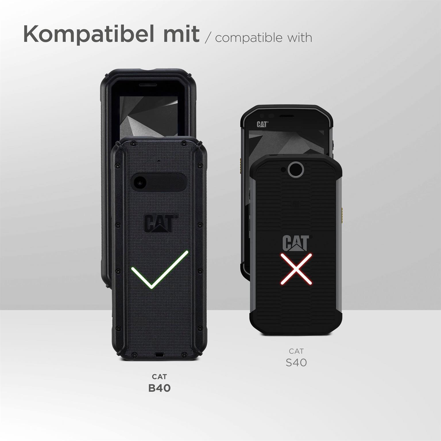 ONEFLOW Force Case für CAT B40 – Smartphone Armtasche aus Neopren, Handy Sportarmband