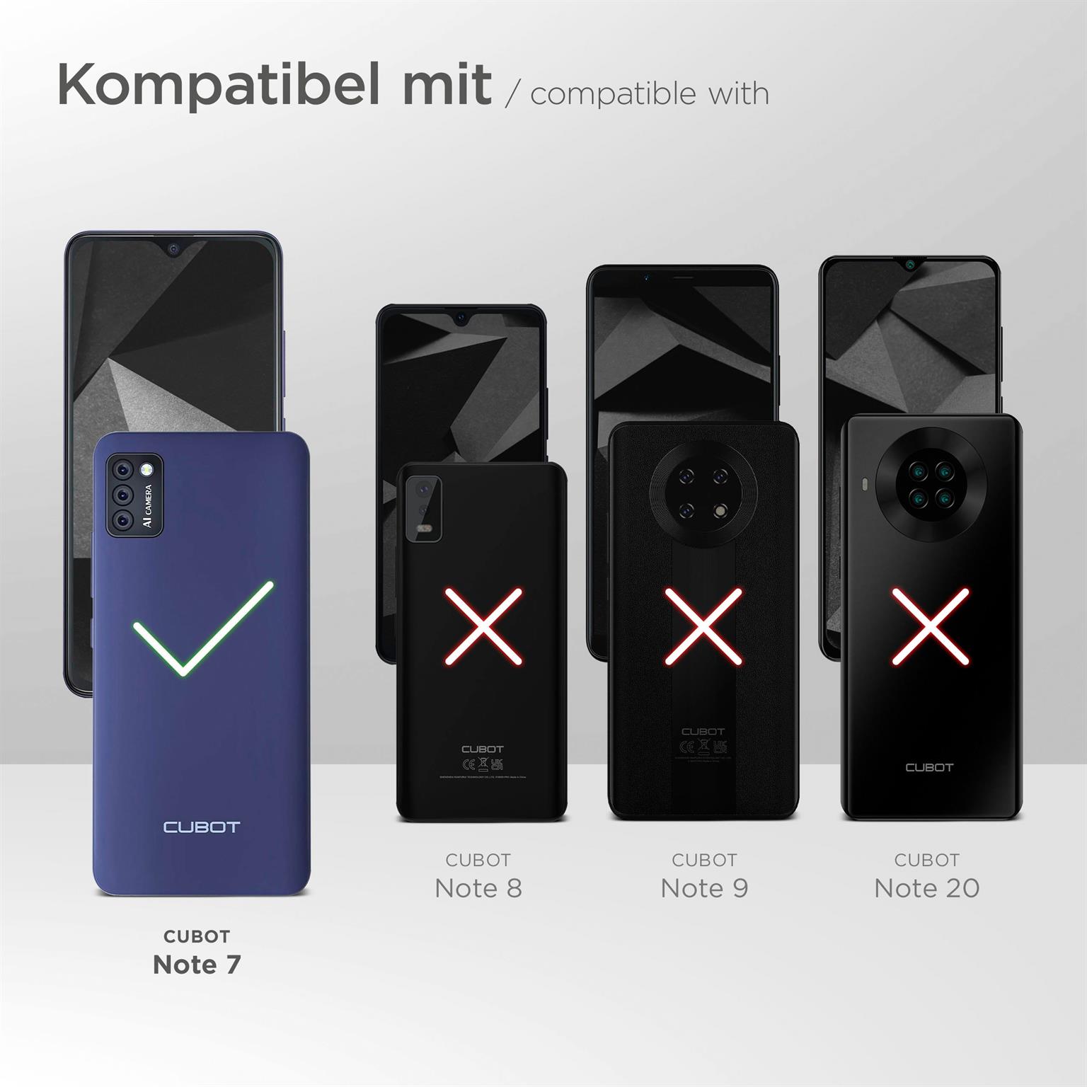 moex Dex Case für Cubot Note 7 – Handytasche mit abnehmbarem Schultergurt und Gürtelschlaufe