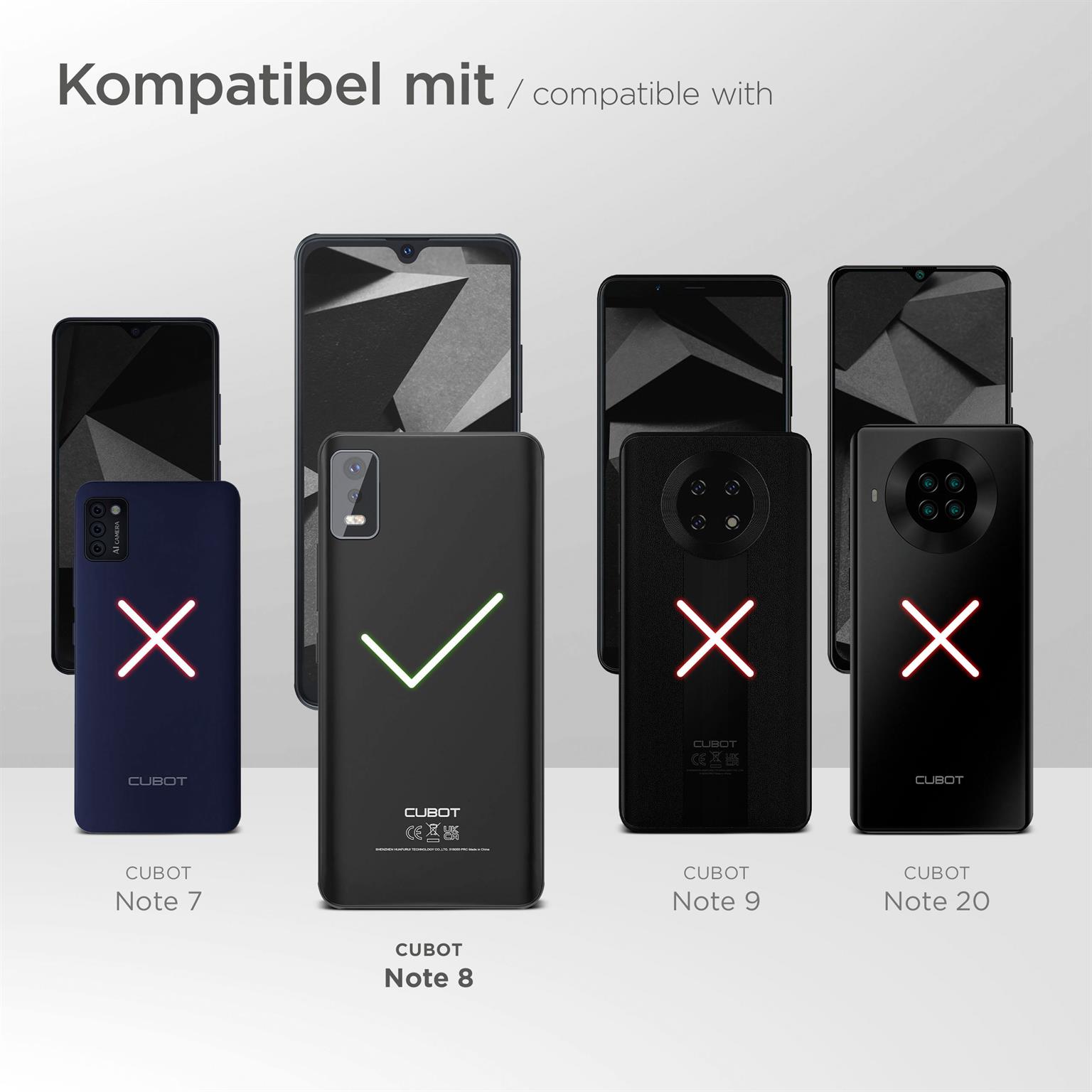 moex Snap Bag für Cubot Note 8 – Handy Gürteltasche aus PU Leder, Quertasche mit Gürtel Clip