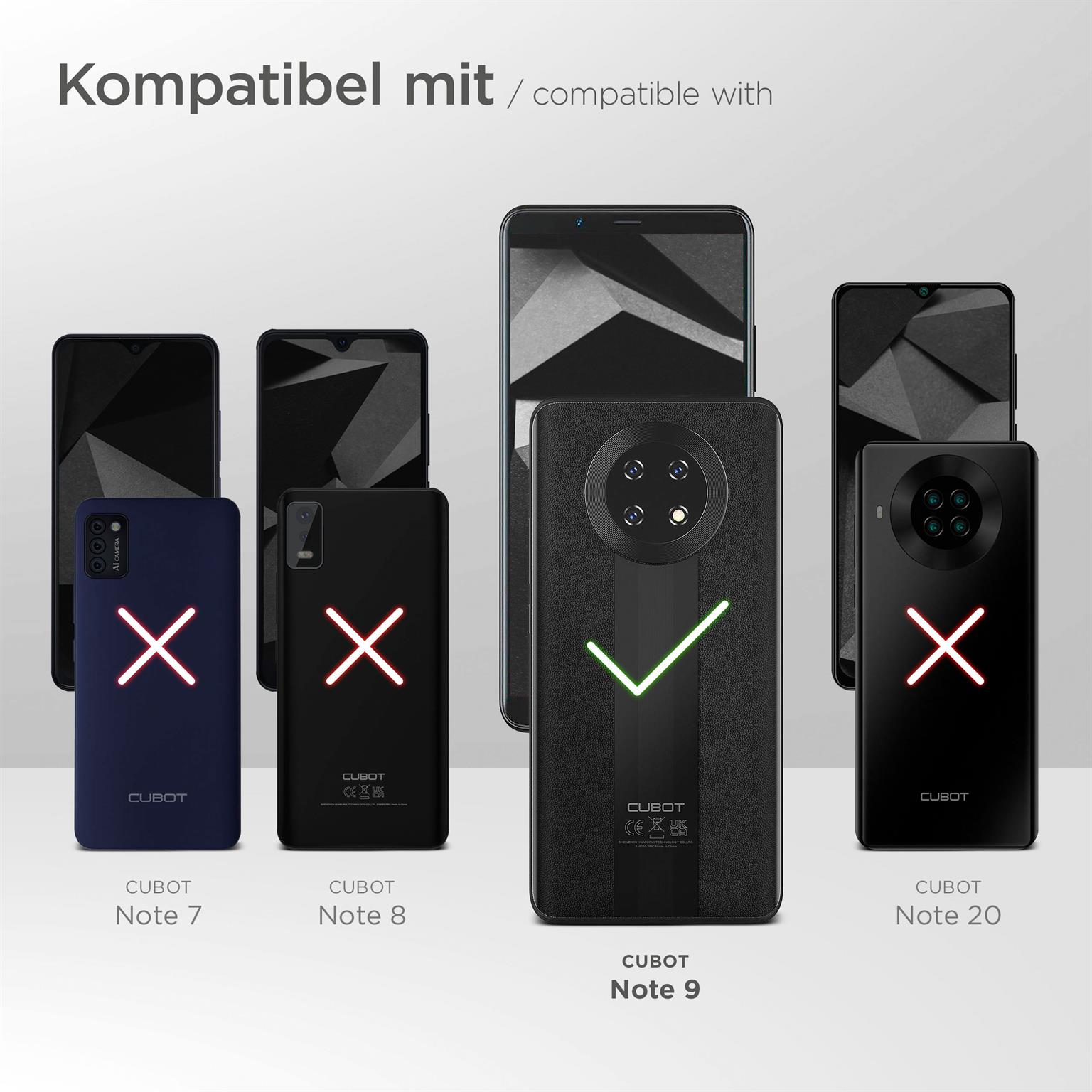 moex Mesh Case für Cubot Note 9 – Handy Gürteltasche aus Nylon, Quertasche mit Gürtelclip