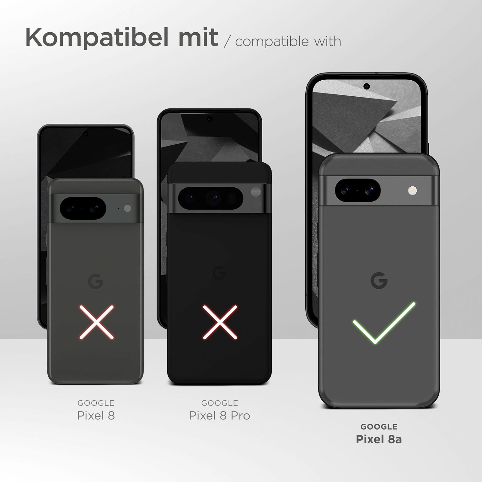 moex Aero Case Google Pixel 8a durchsichtig aus Silikon