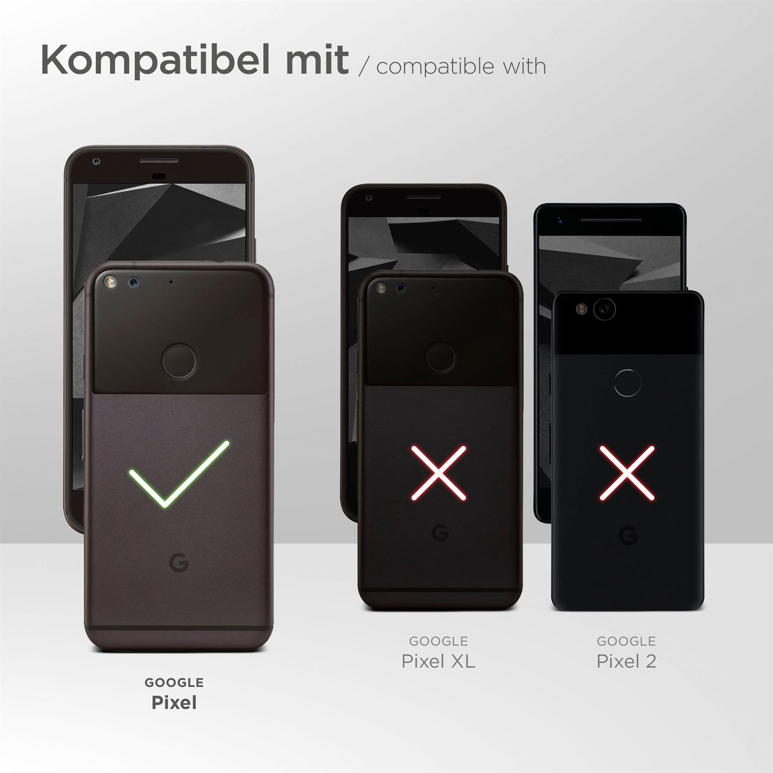 moex Plug Case für Google Pixel – Handy Gürteltasche aus PU Leder mit Magnetverschluss