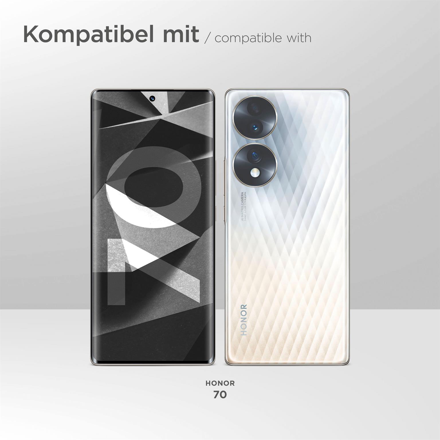 moex Aero Case Honor 70 durchsichtig aus Silikon