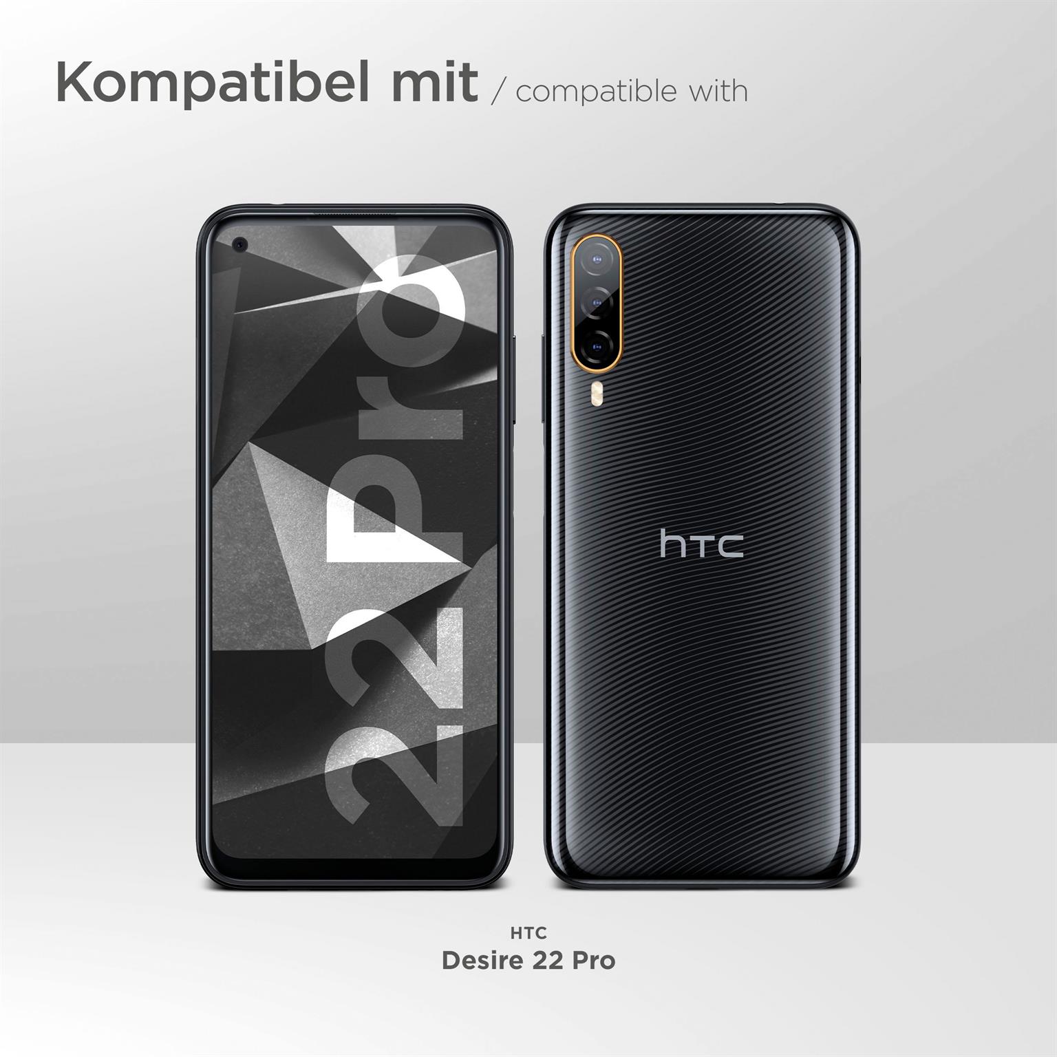 moex Mesh Case für HTC Desire 22 Pro – Handy Gürteltasche aus Nylon, Quertasche mit Gürtelclip