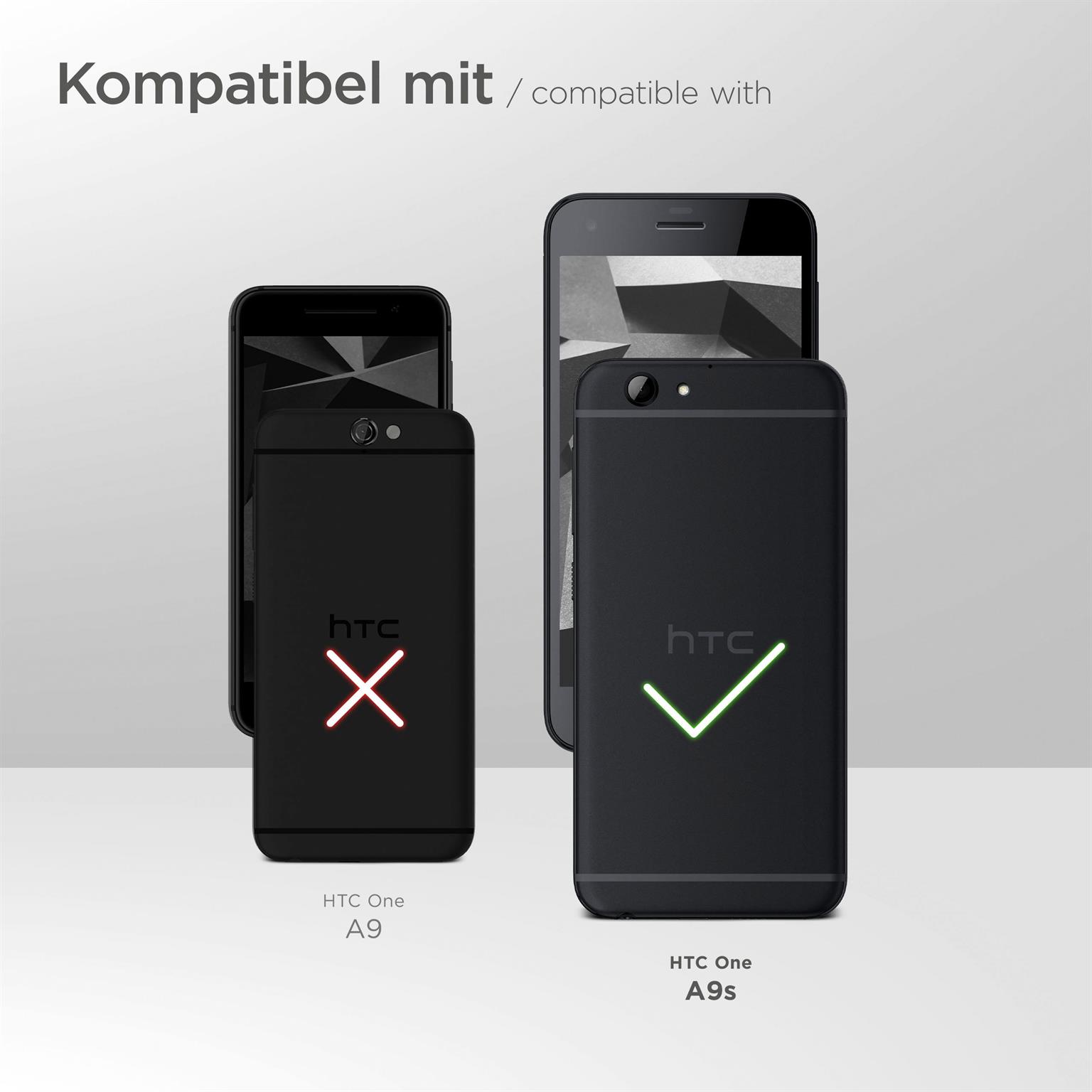 moex Unleash für HTC One A9s – Handykette ohne Hülle, schnell abnehmbar mit Karabiner