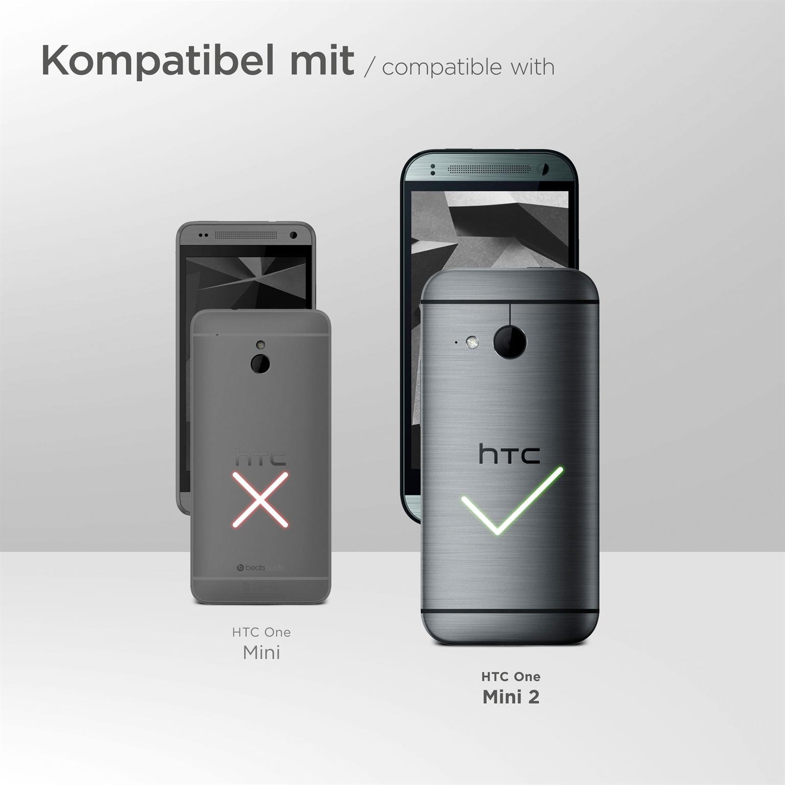 moex Unleash für HTC One Mini 2 – Handykette ohne Hülle, schnell abnehmbar mit Karabiner