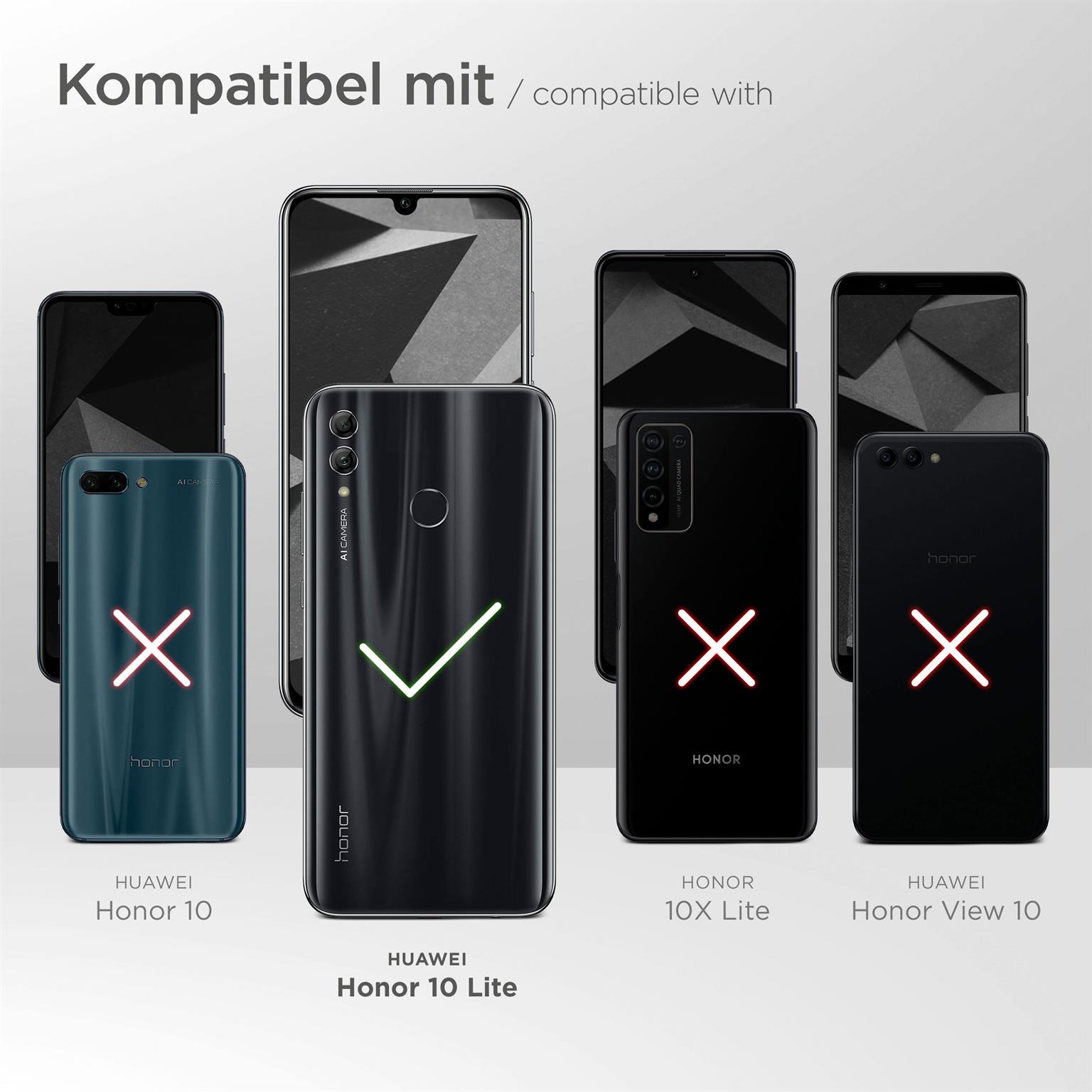 moex Alpha Case für Huawei Honor 10 Lite – Extrem dünne, minimalistische Hülle in seidenmatt