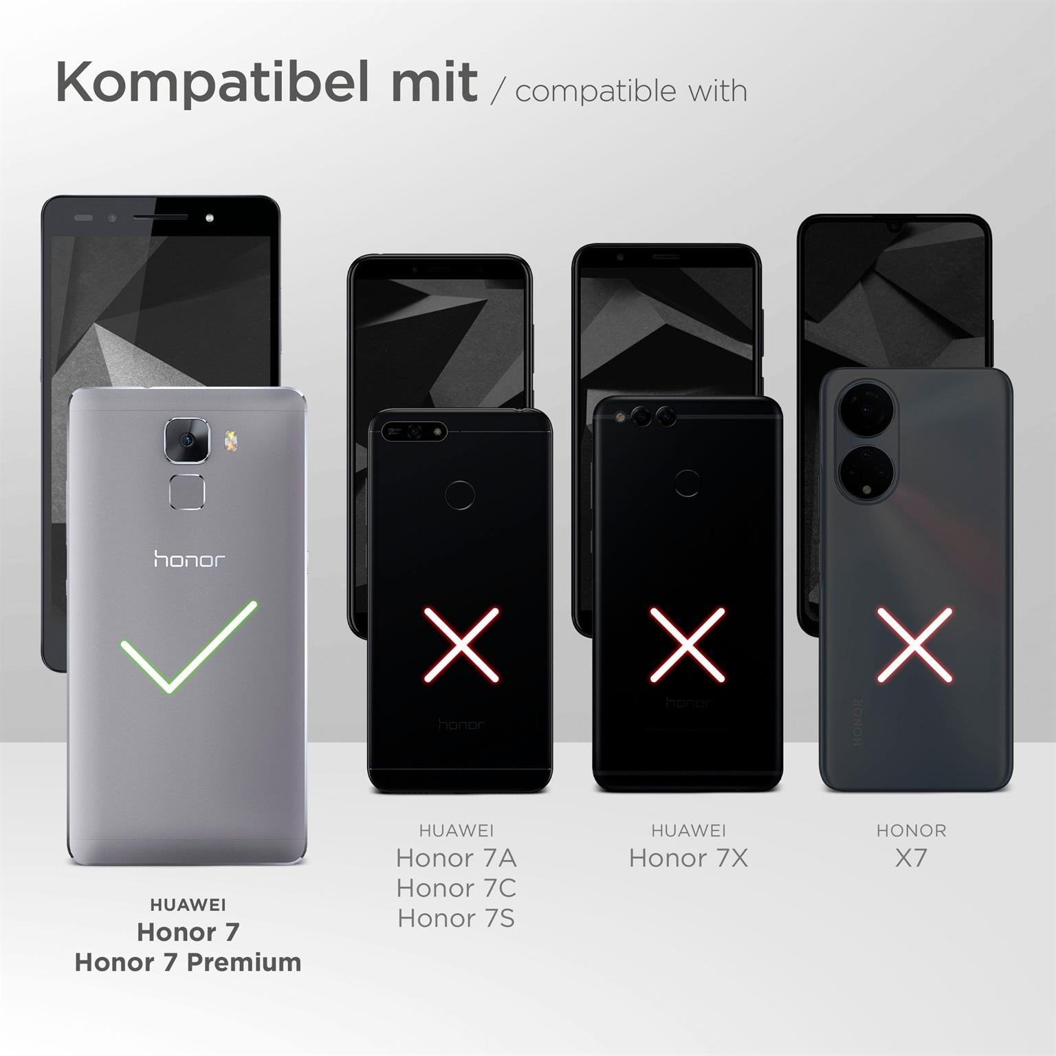 moex Aero Case Huawei Honor 7 Premium durchsichtig aus Silikon