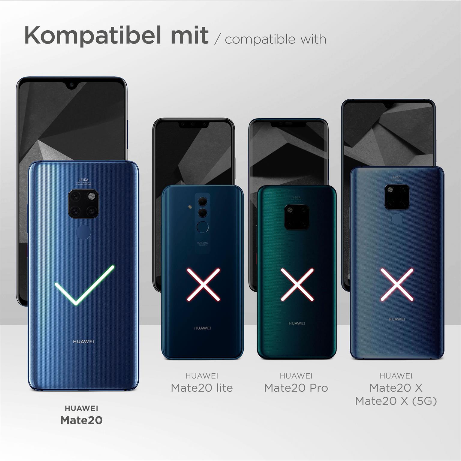moex Alpha Case für Huawei Mate 20 – Extrem dünne, minimalistische Hülle in seidenmatt